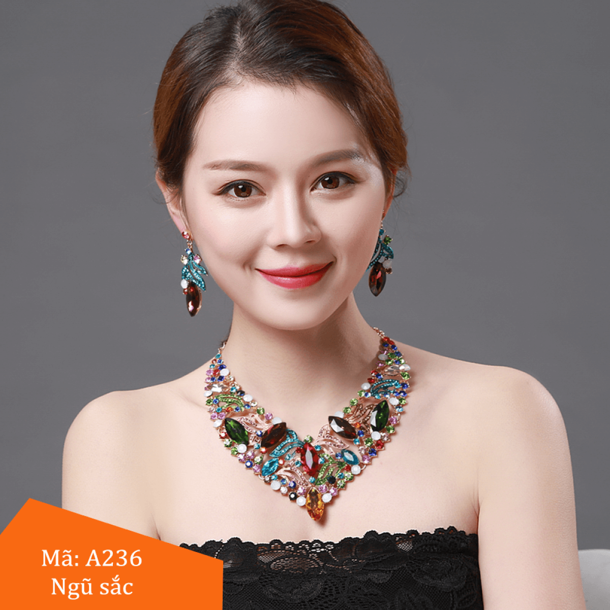 Bộ trang sức cao cấp A236, ảnh 3