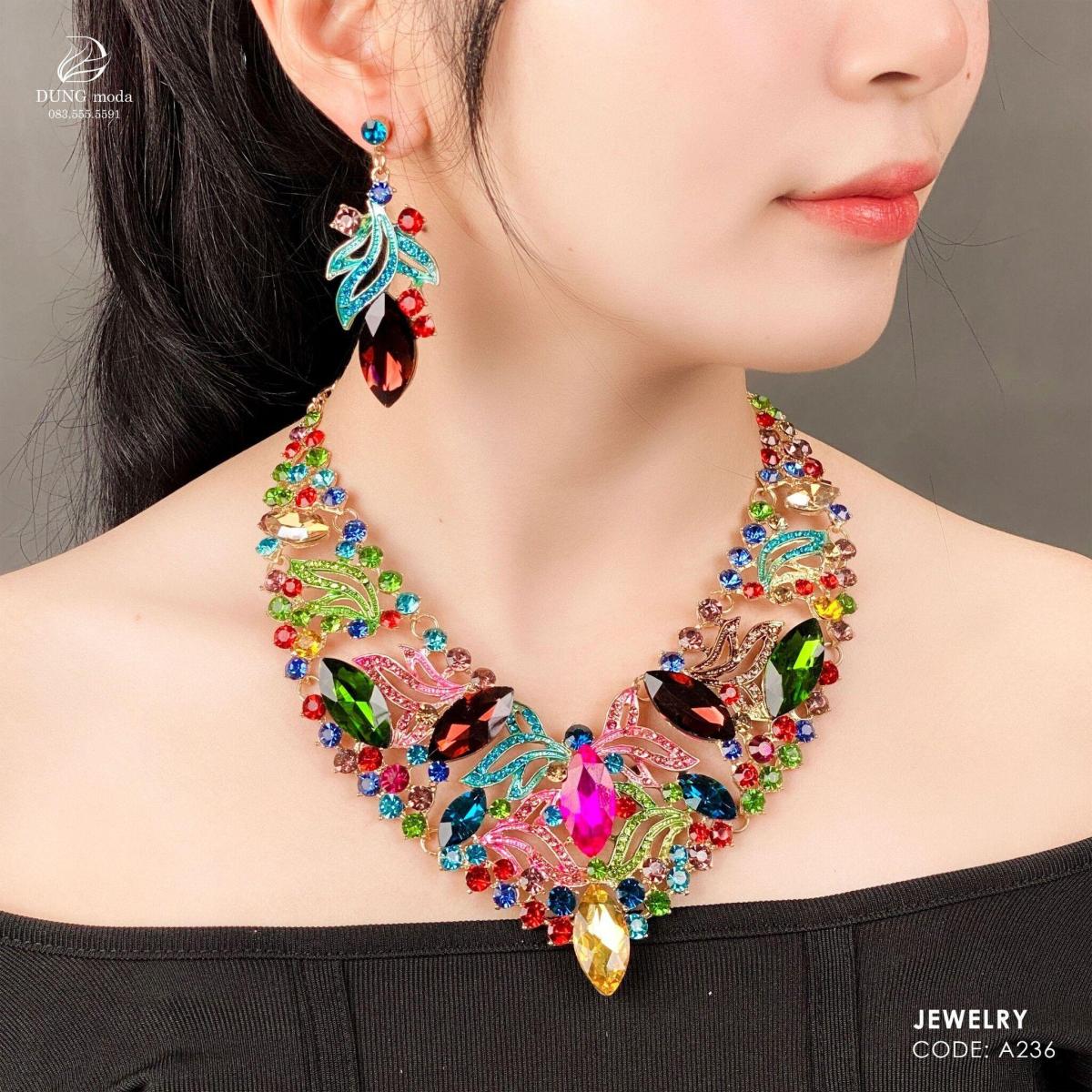 Bộ trang sức cao cấp A236, ảnh 4