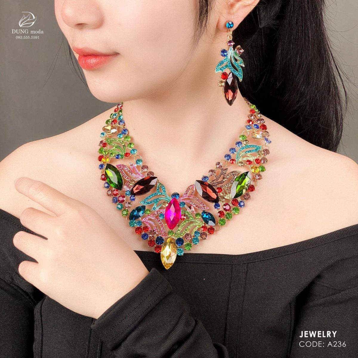 Bộ trang sức cao cấp A236, ảnh 5