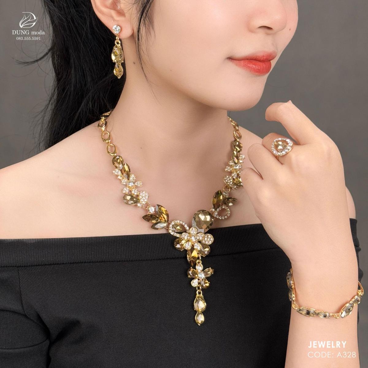 Bộ trang sức cao cấp A328, ảnh 8