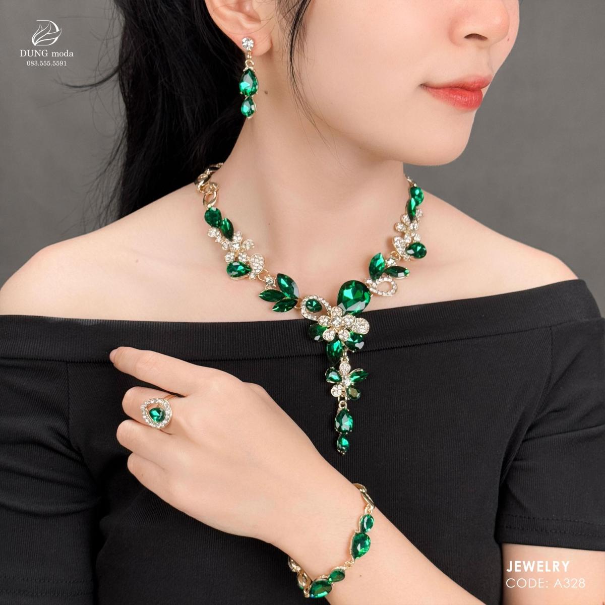 Bộ trang sức cao cấp A328, ảnh 10