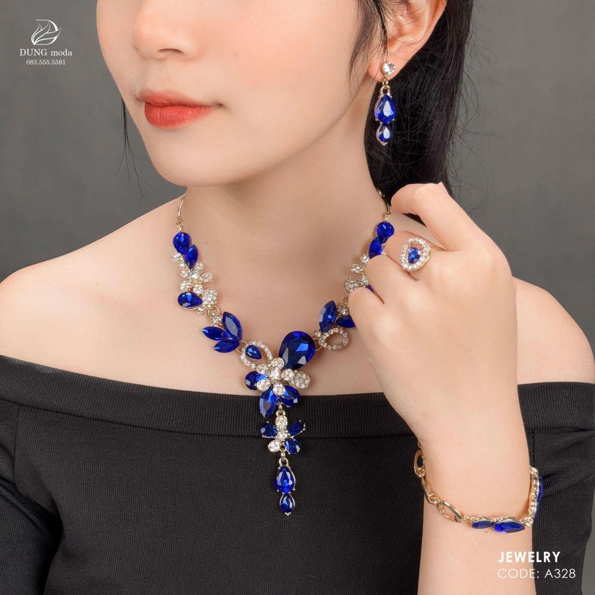 Bộ trang sức cao cấp A328, ảnh 11