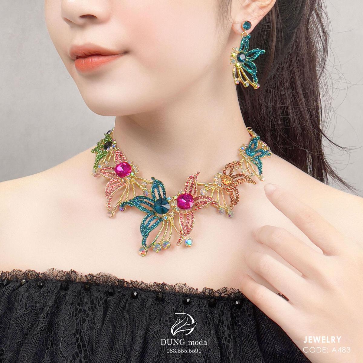 Bộ Trang Sức Pha Lê A483, ảnh 1