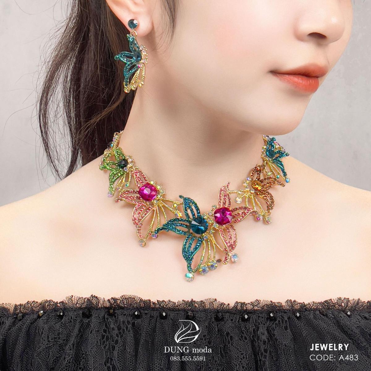 Bộ Trang Sức Pha Lê A483, ảnh 2