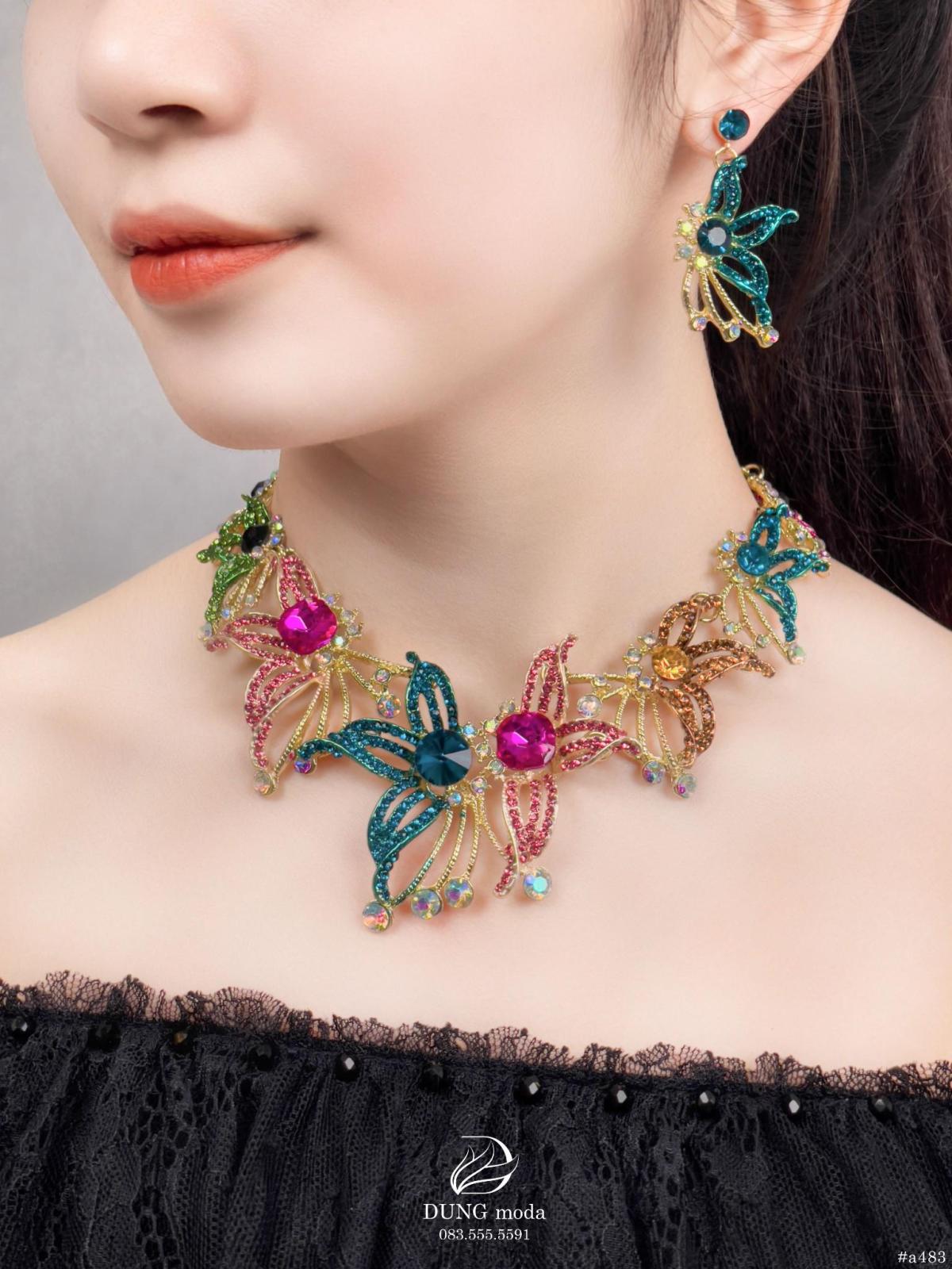 Bộ Trang Sức Pha Lê A483, ảnh 3