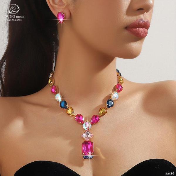 Bộ Trang Sức Pha Lê A496