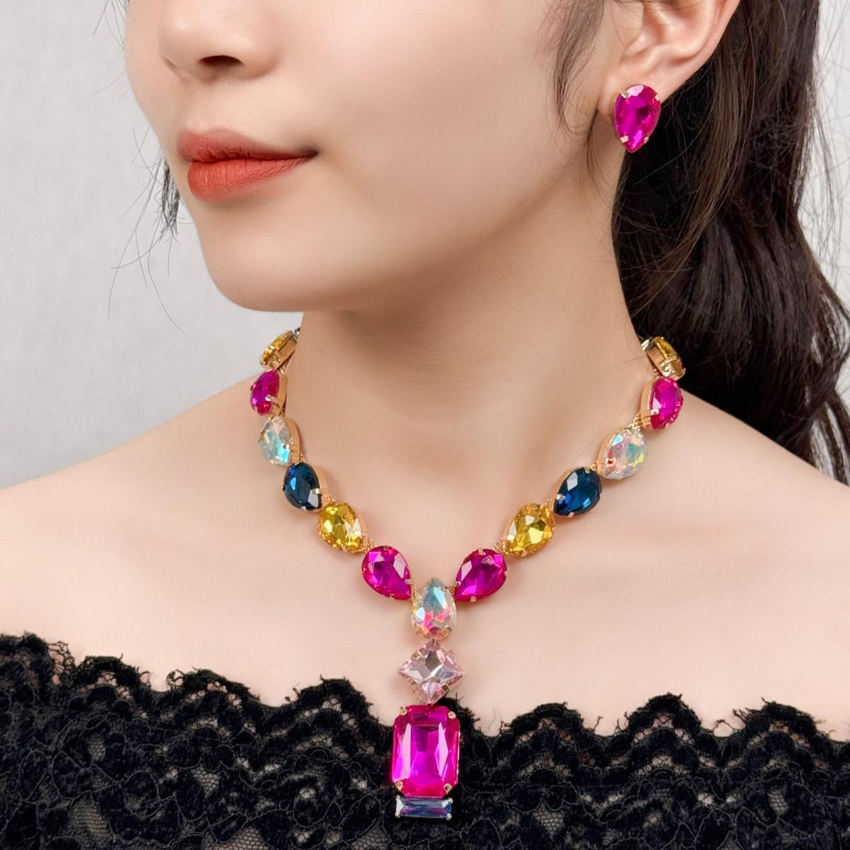 Bộ Trang Sức Pha Lê A496, ảnh 2