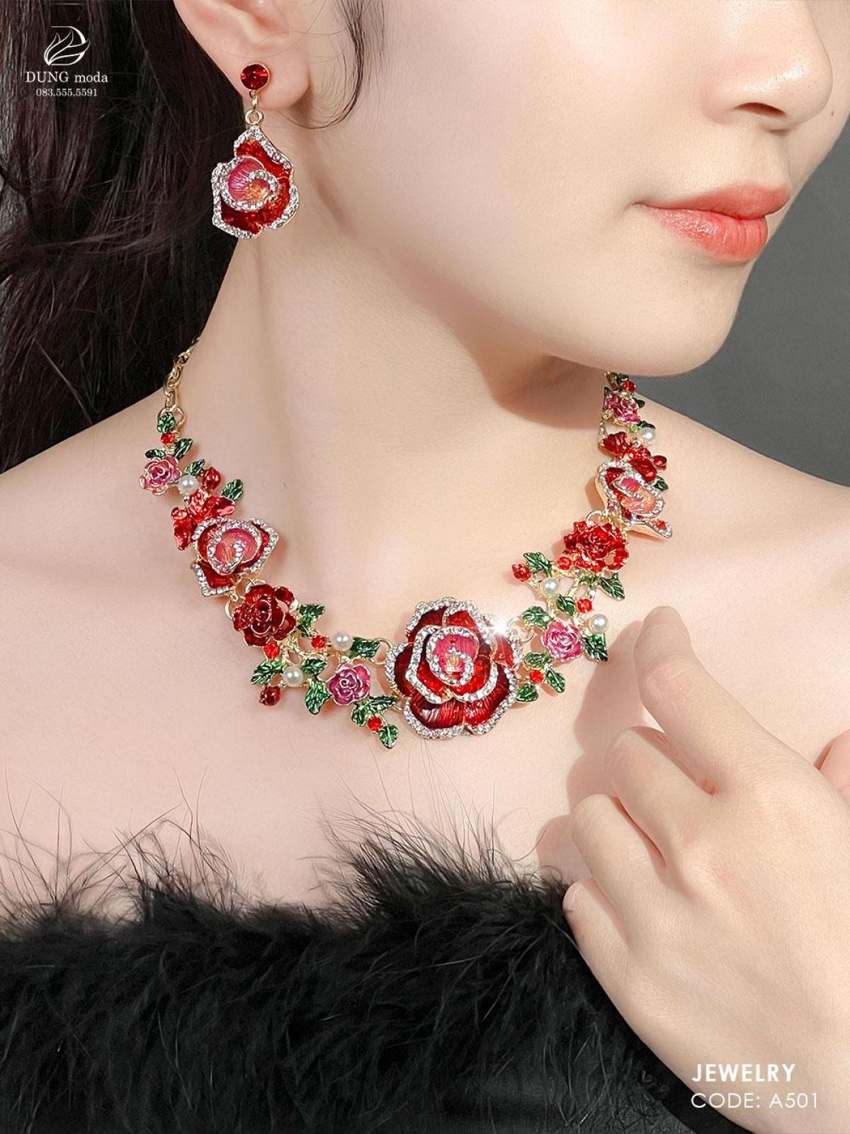 Bộ Trang Sức Pha Lê A501, ảnh 2
