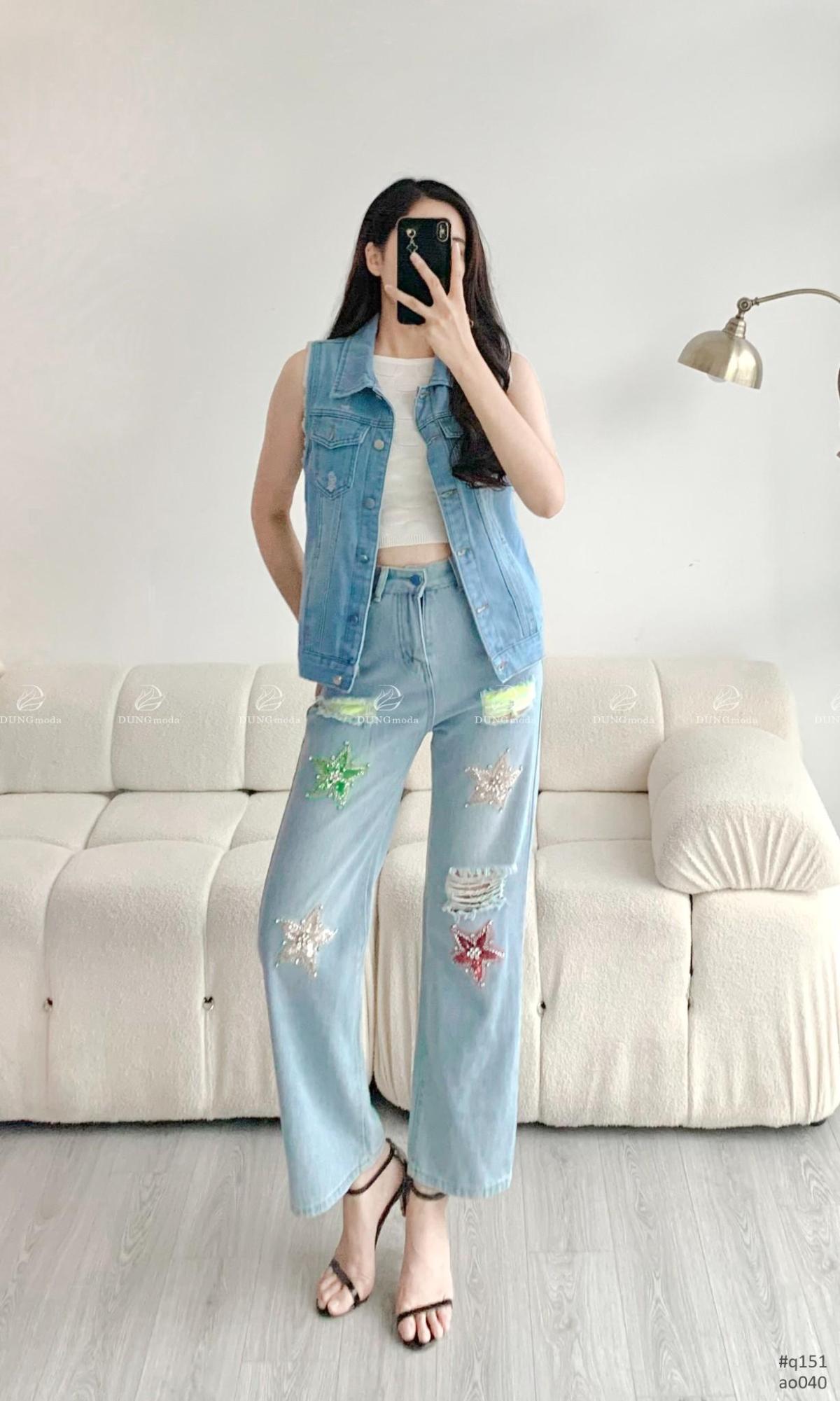 Áo Jean Quảng Châu AO040, ảnh 12