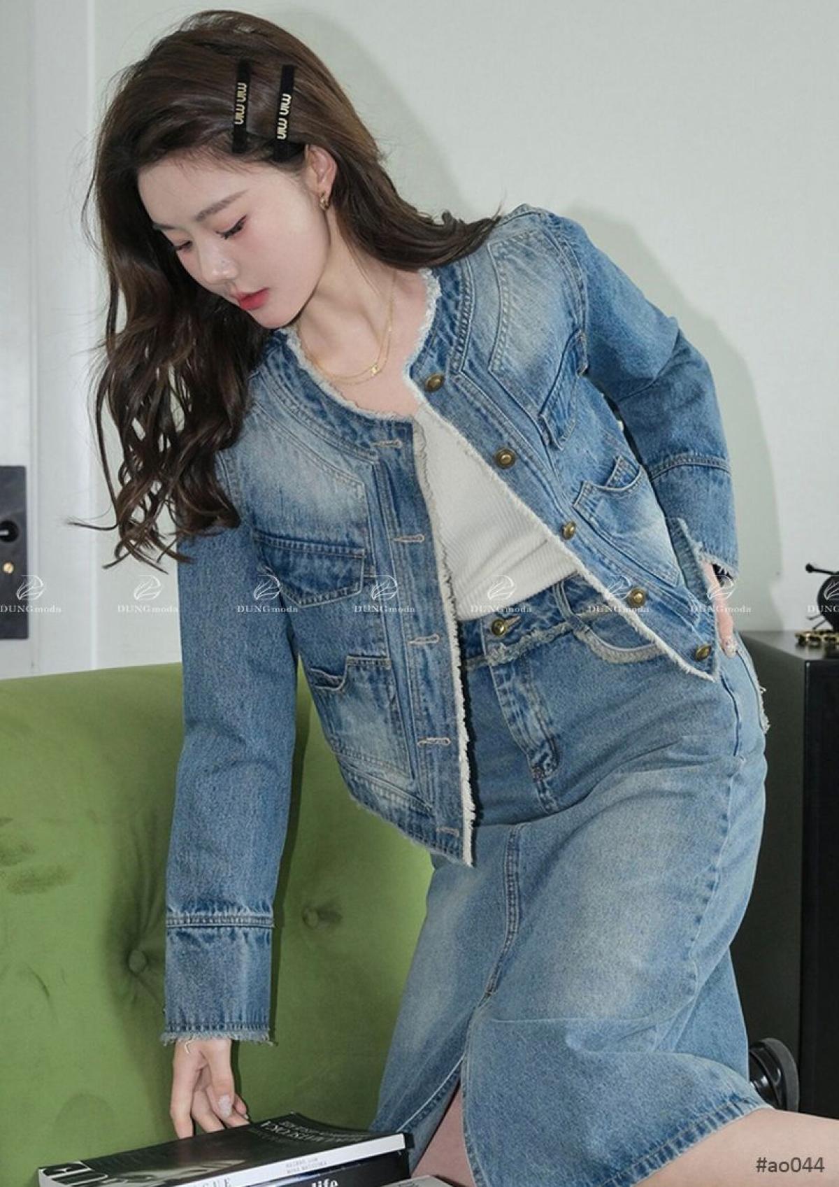 Áo Jean Quảng Châu AO044 8201, ảnh 3