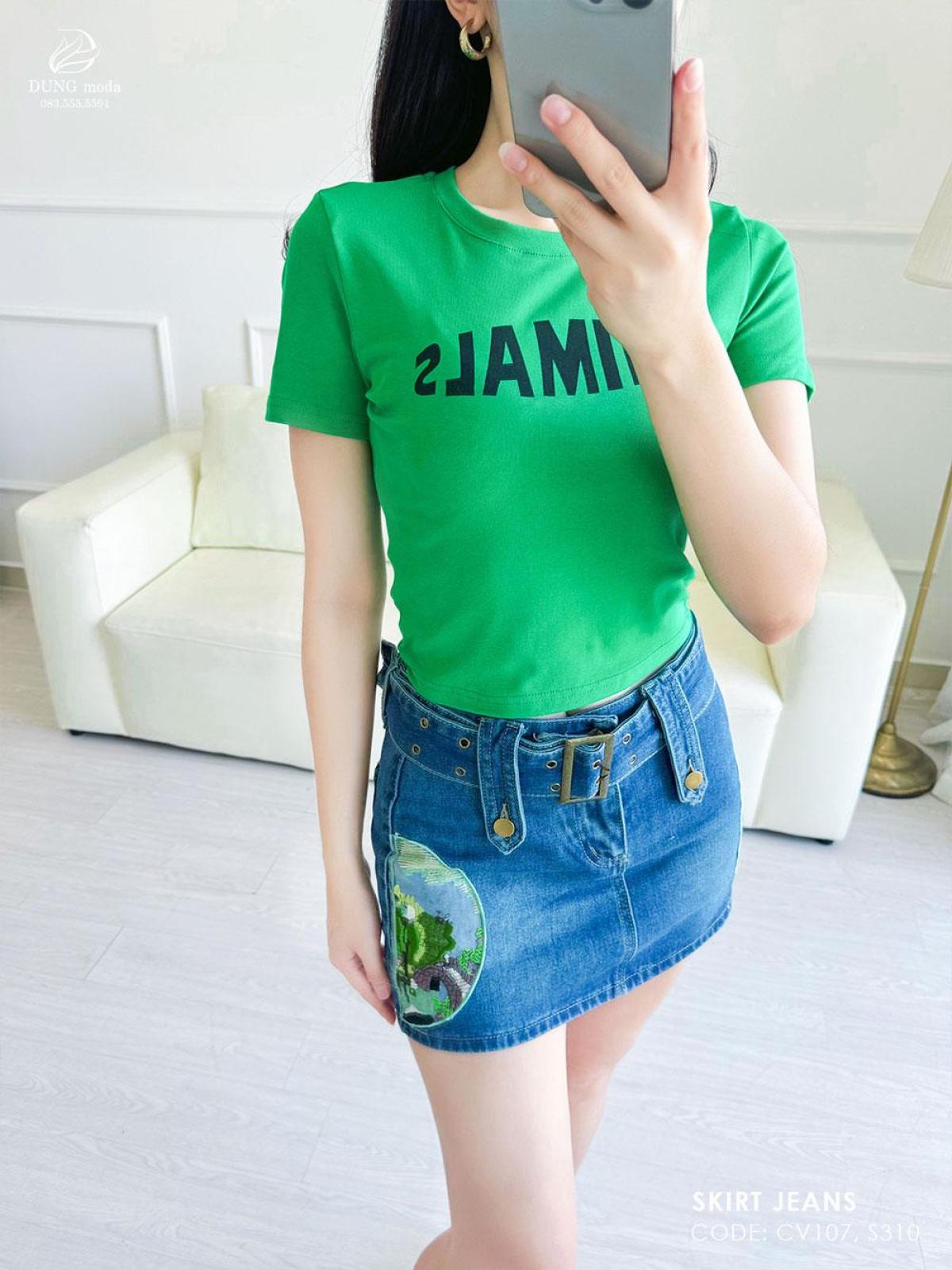 Chân Váy Jean CV107 566, ảnh 6