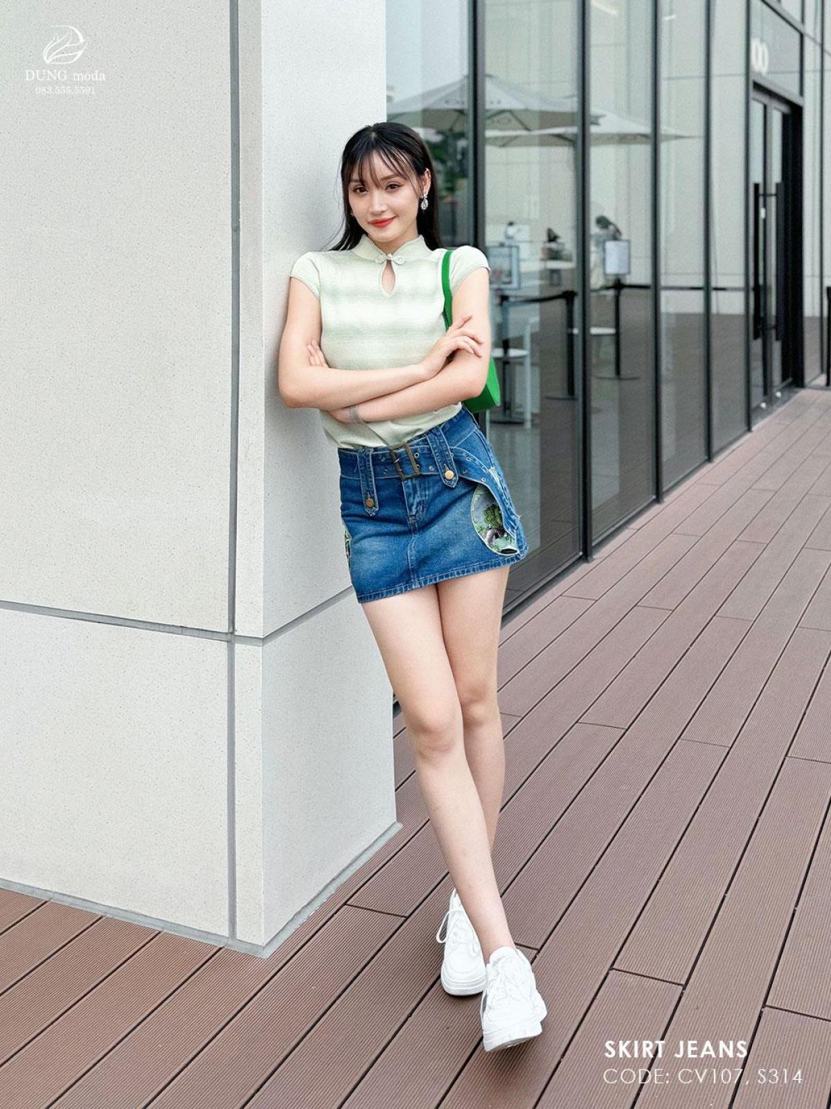 Chân Váy Jean CV107 566, ảnh 11