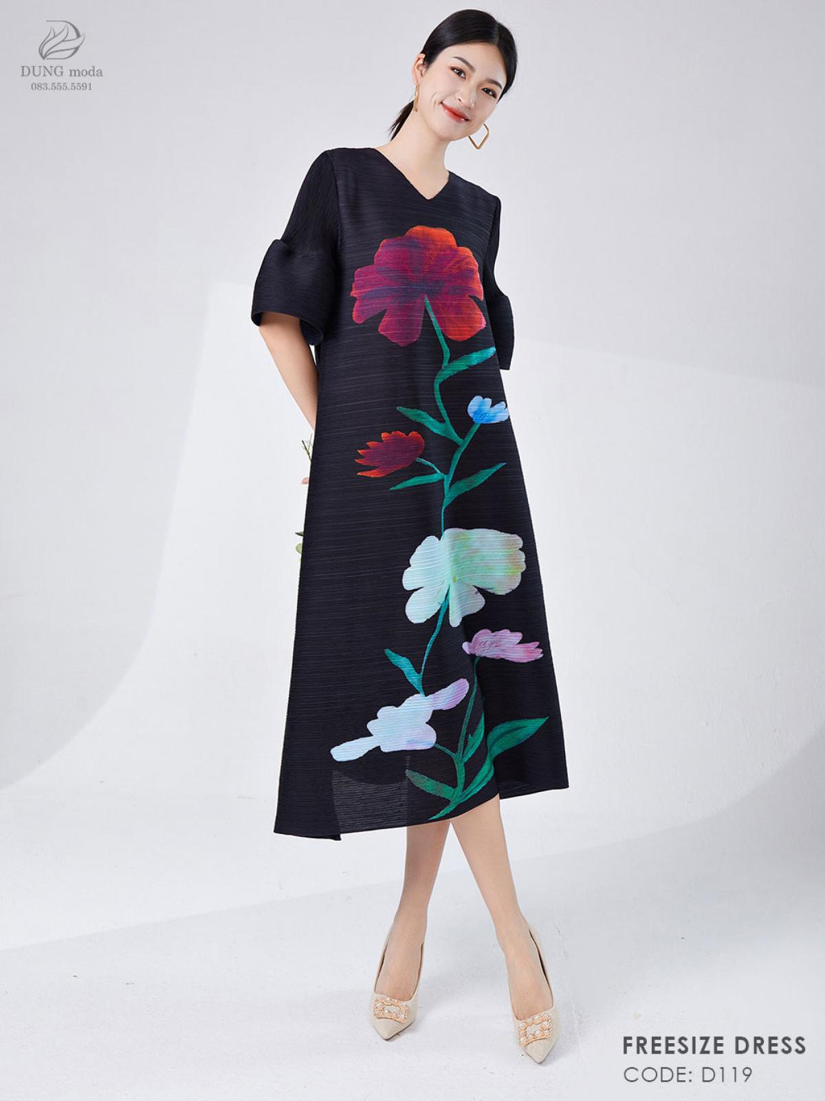 Váy Freesize D119 4026-1, ảnh 2