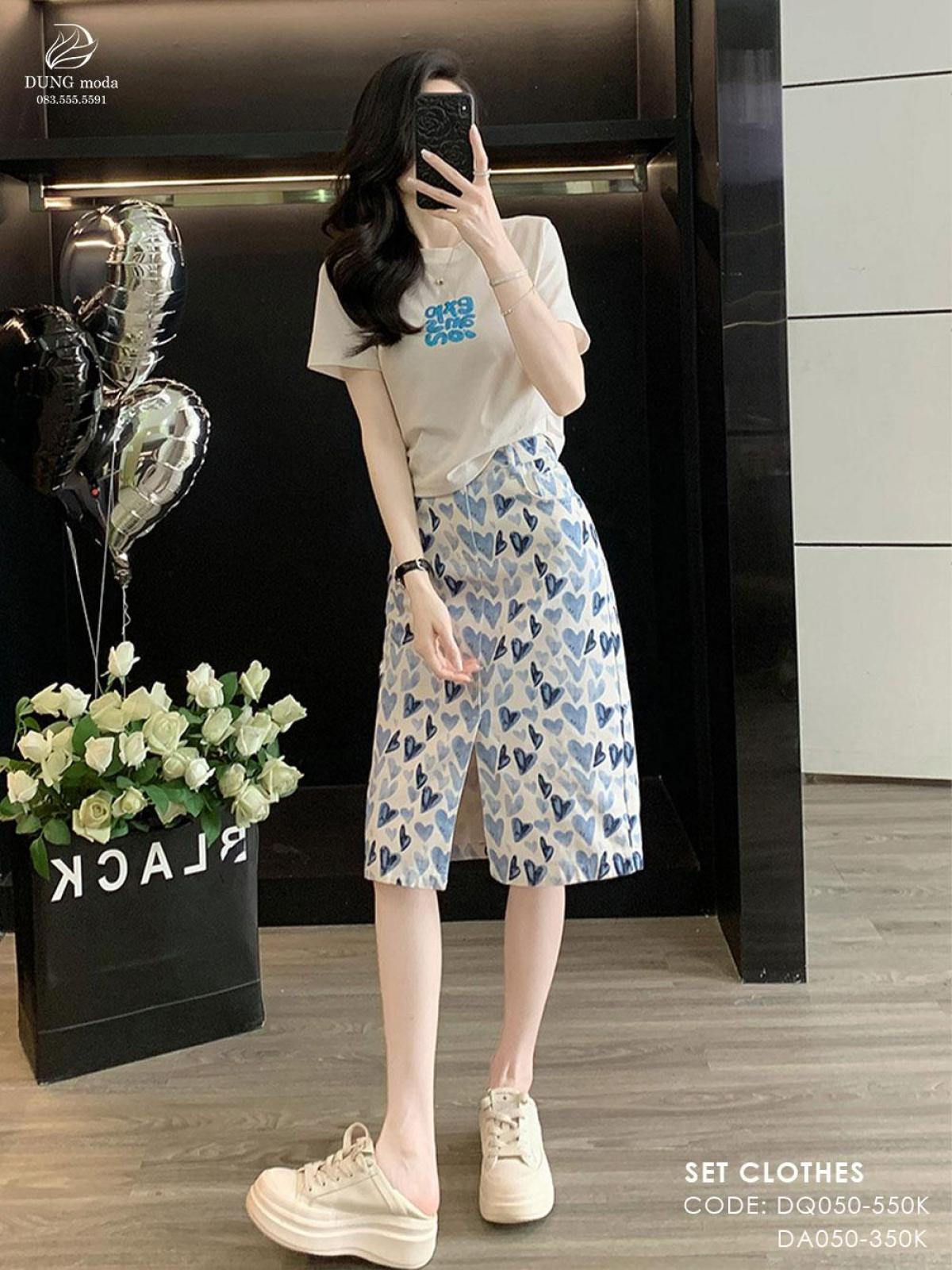 Chân Váy Jean DungModa DQ050-7363B, ảnh 5