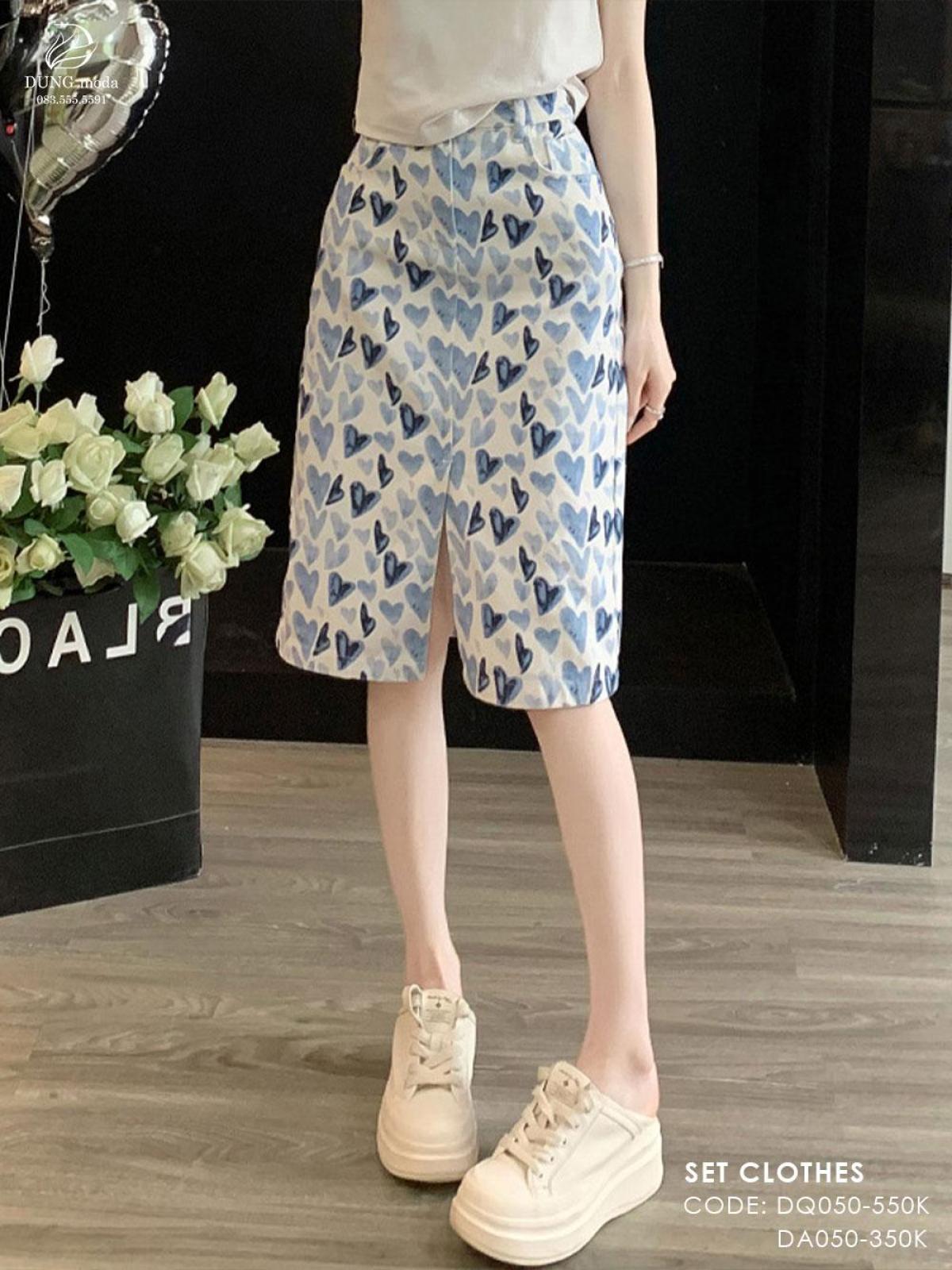 Chân Váy Jean DungModa DQ050-7363B, ảnh 3