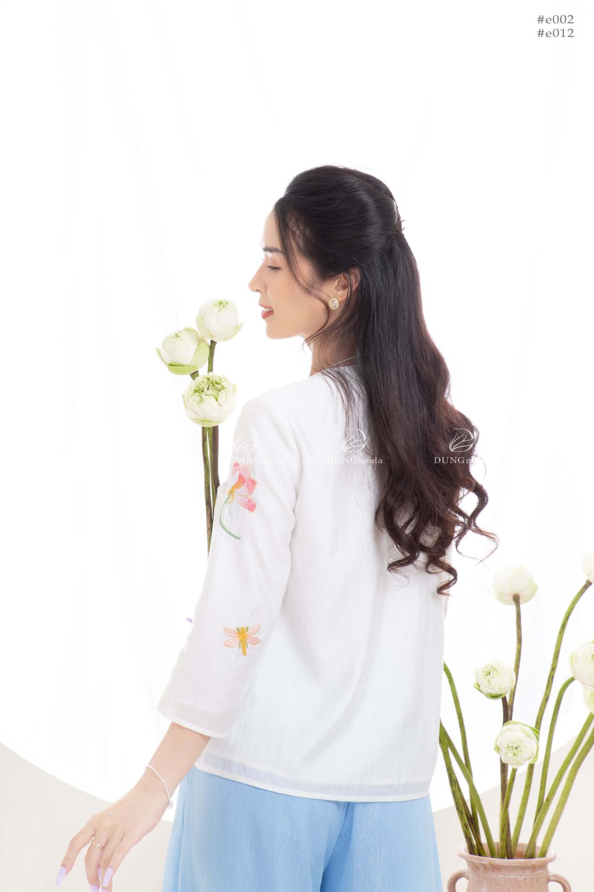 Áo Thêu Quảng Châu E002 3712, ảnh 9