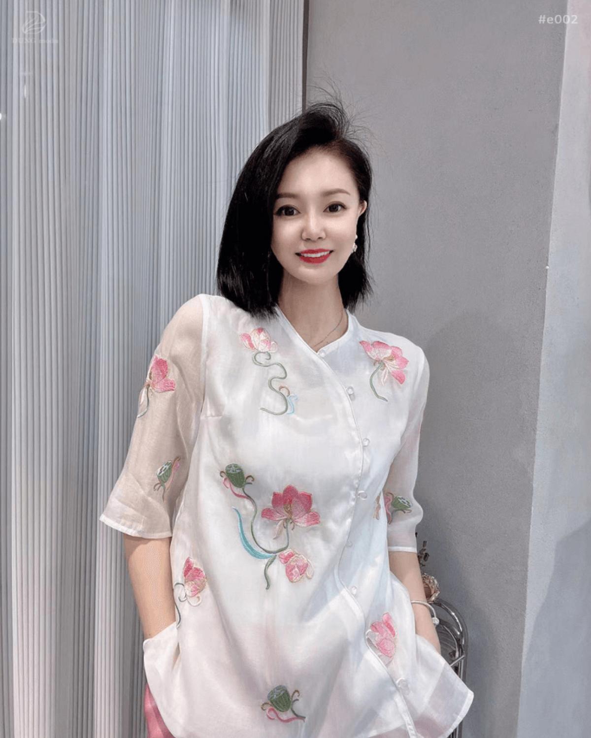 Áo Thêu Quảng Châu E002 3712, ảnh 1