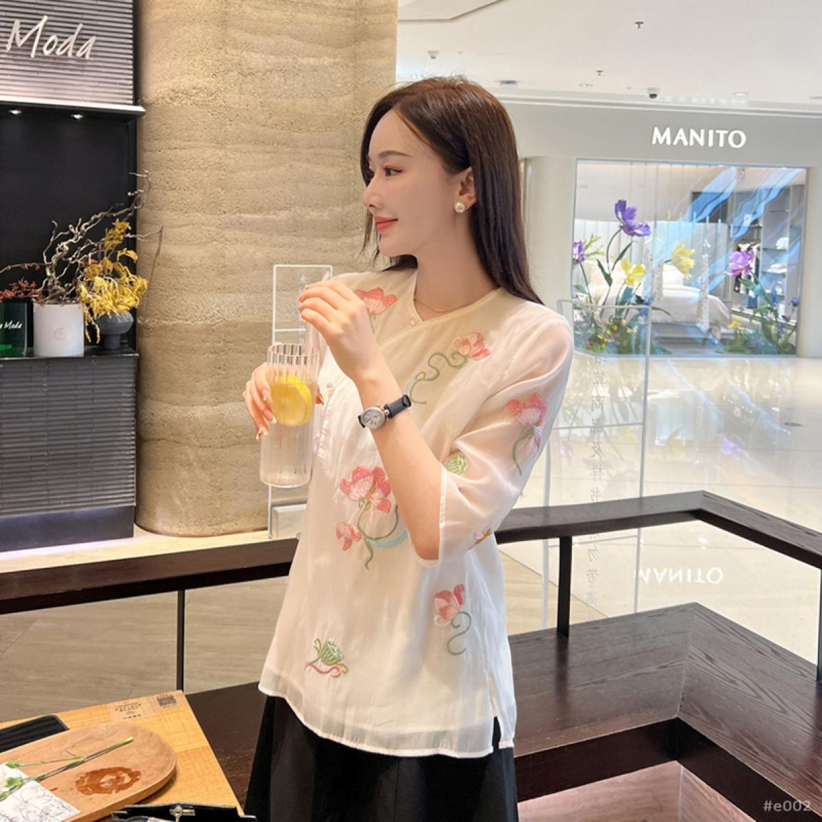 Áo Thêu Quảng Châu E002 3712, ảnh 3