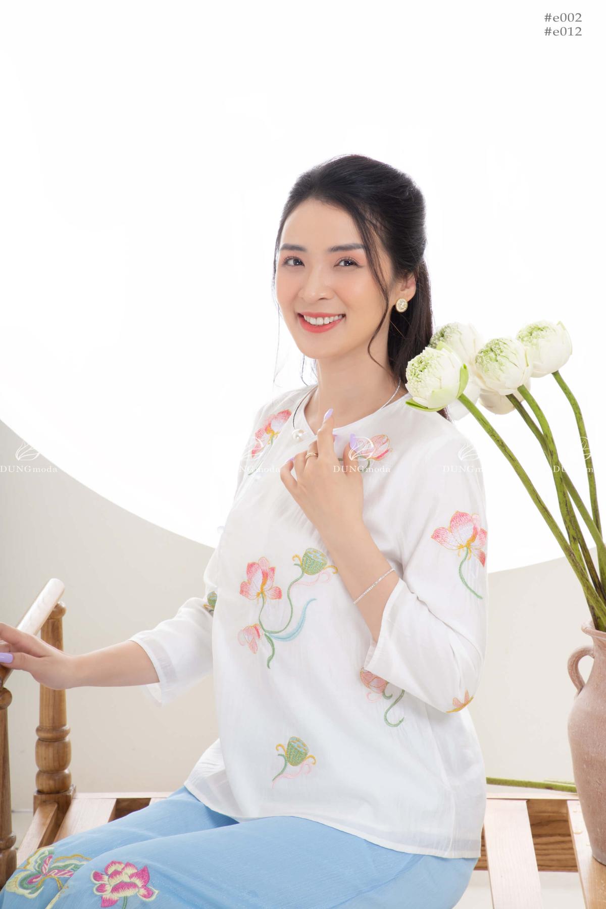 Áo Thêu Quảng Châu E002 3712, ảnh 12