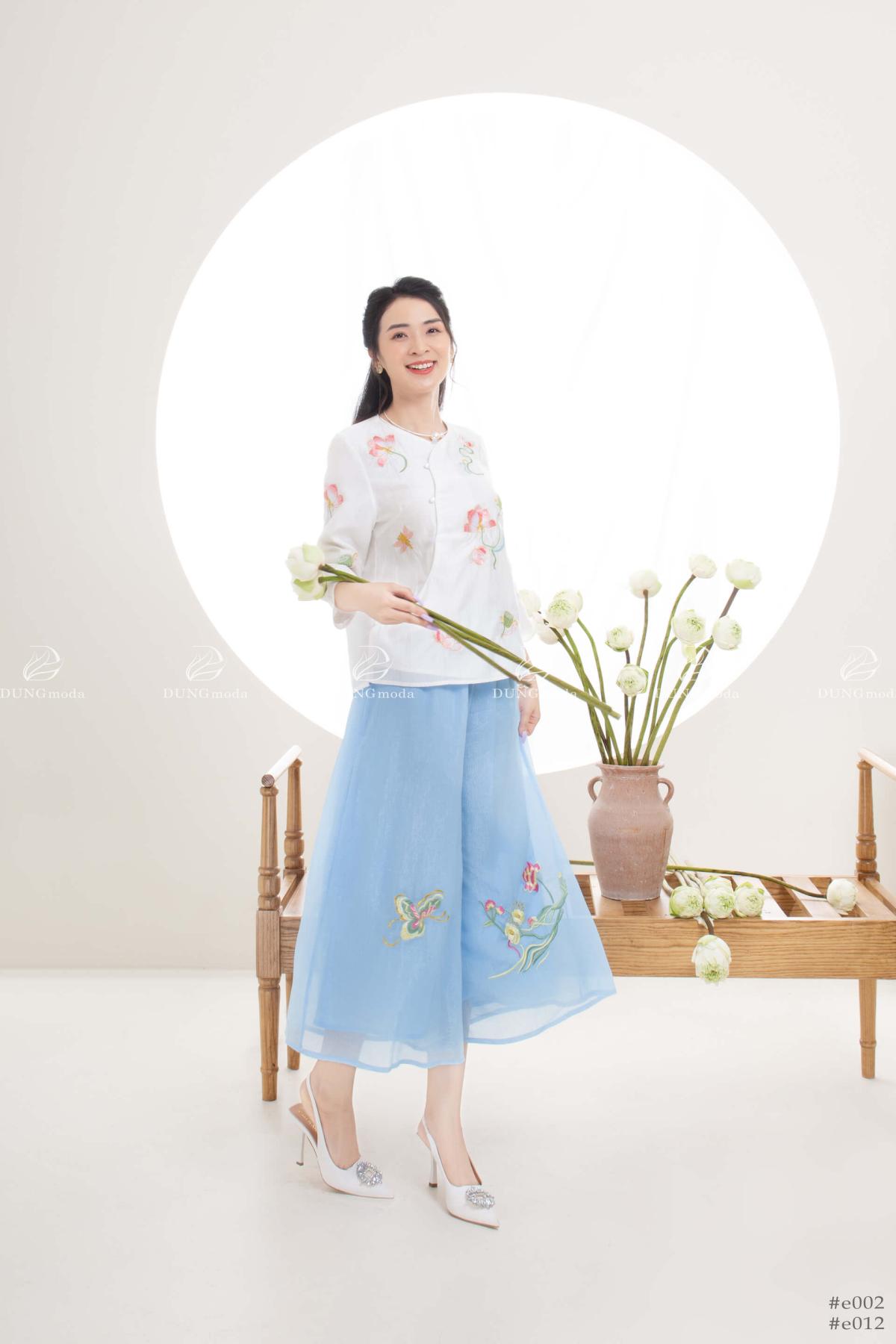 Áo Thêu Quảng Châu E002 3712, ảnh 11