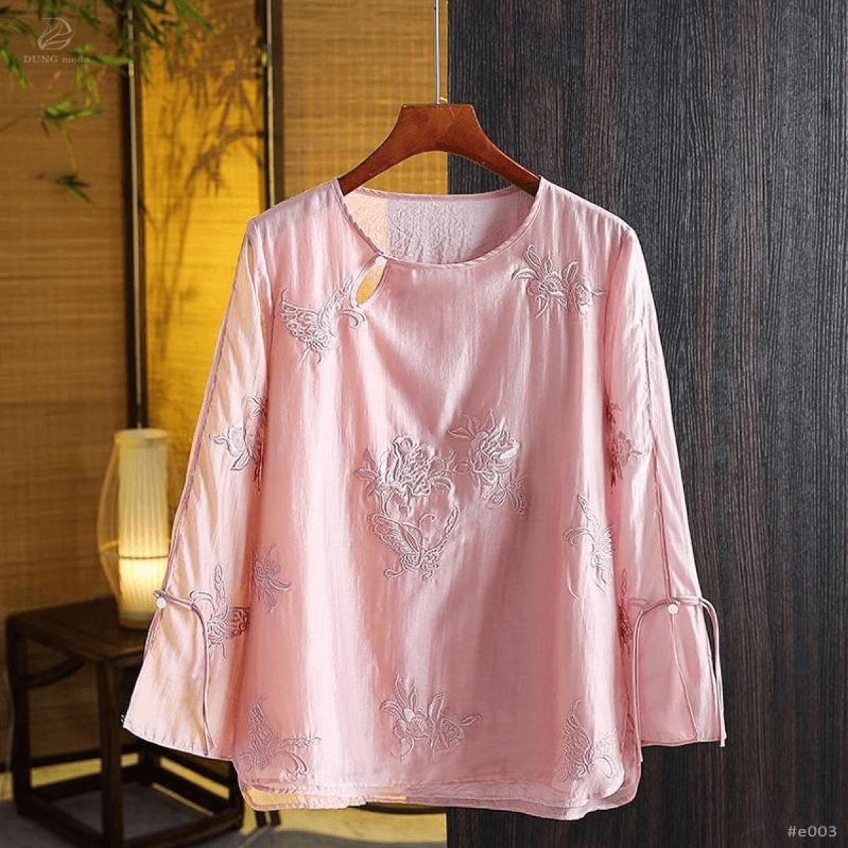 Áo Thêu Quảng Châu E003 9157, ảnh 8