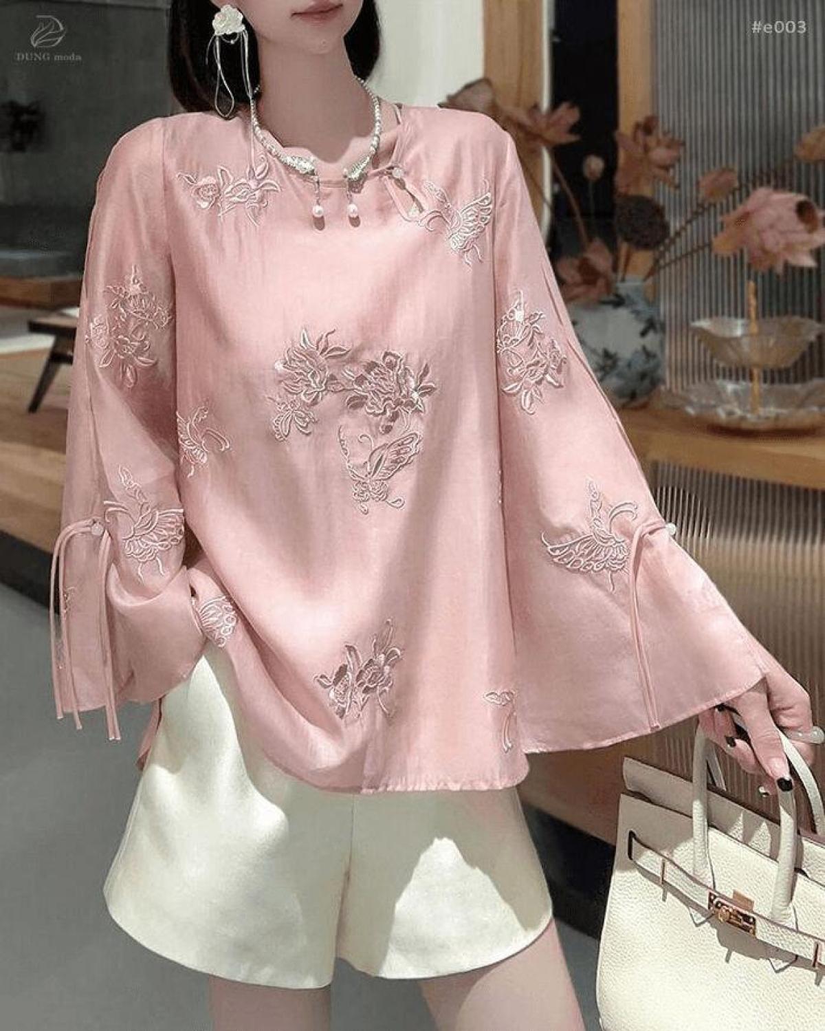 Áo Thêu Quảng Châu E003 9157, ảnh 7