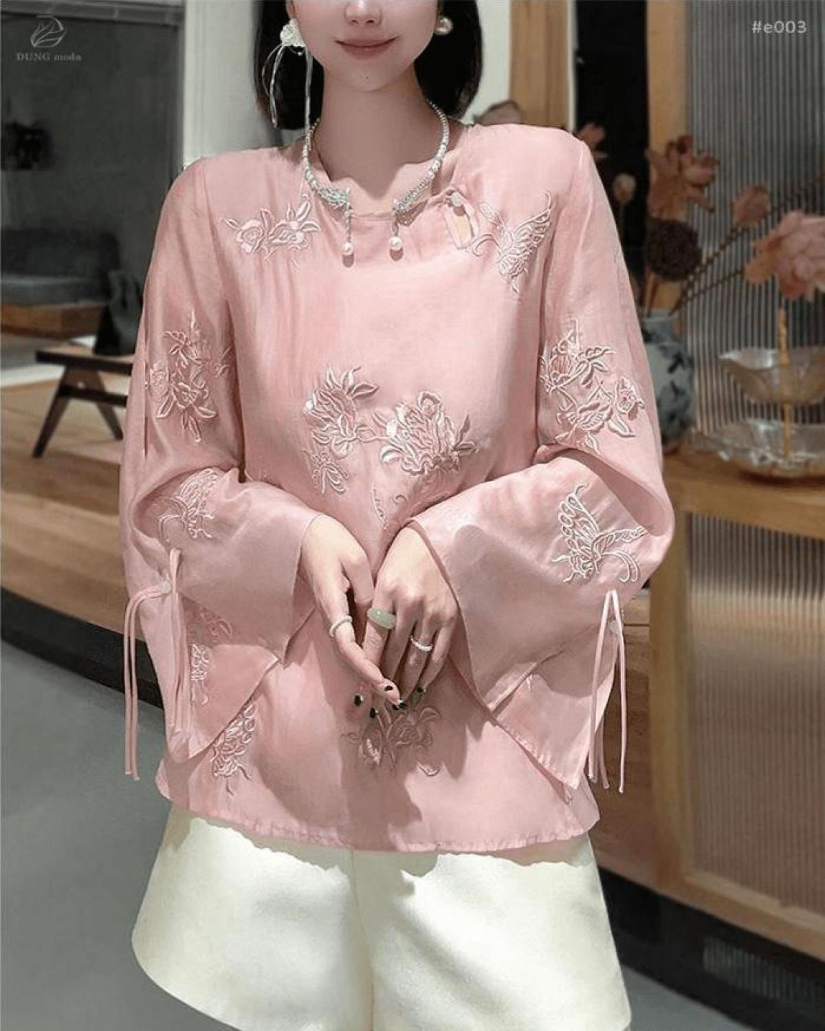 Áo Thêu Quảng Châu E003 9157, ảnh 5