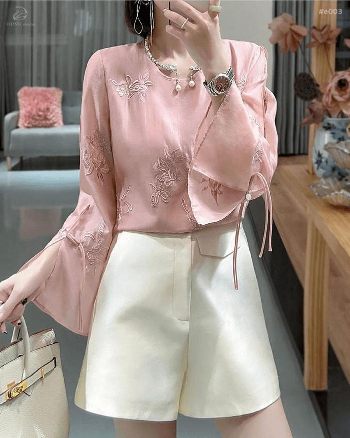 Áo Thêu Quảng Châu E003 9157, ảnh 6