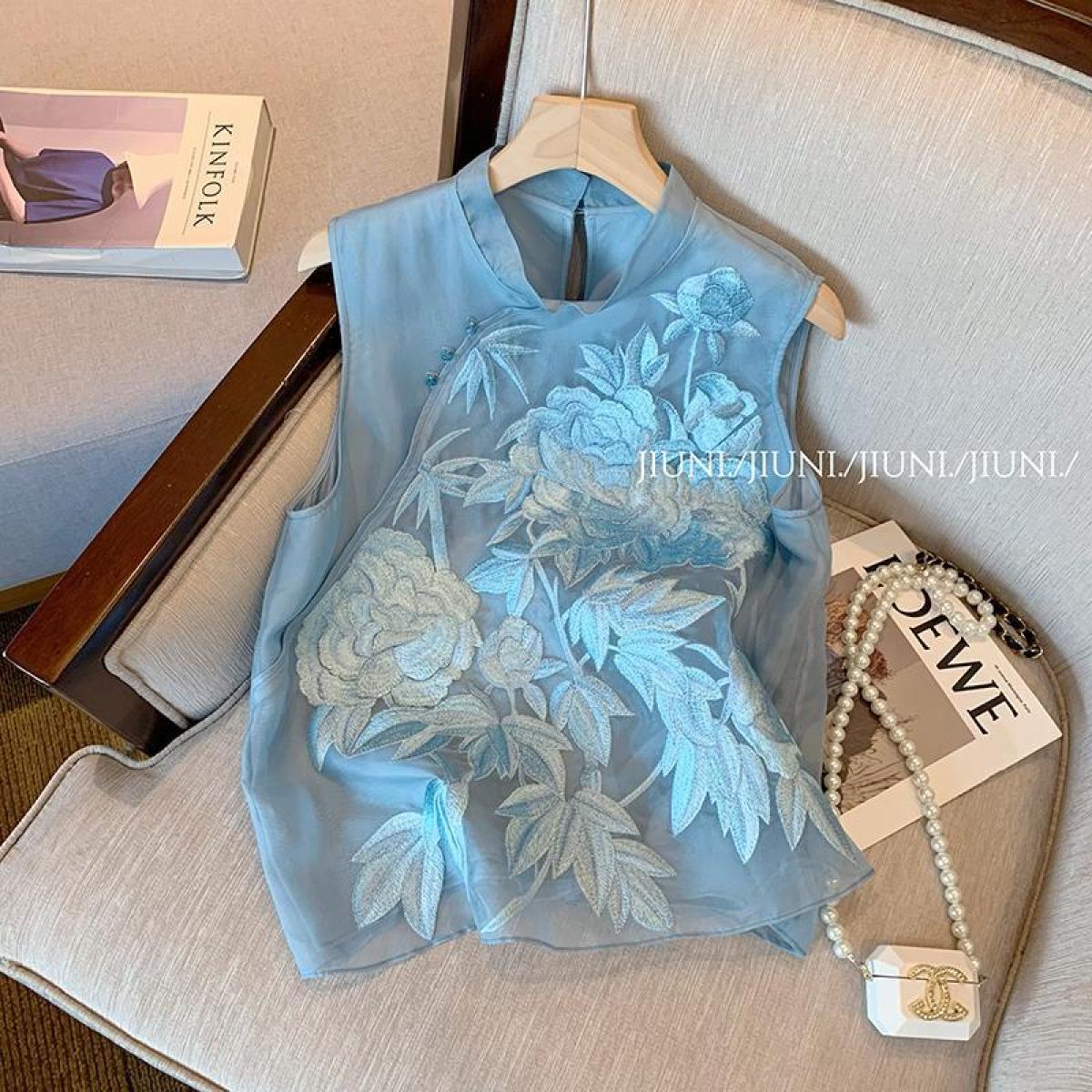 Áo Thêu Quảng Châu E007 9386