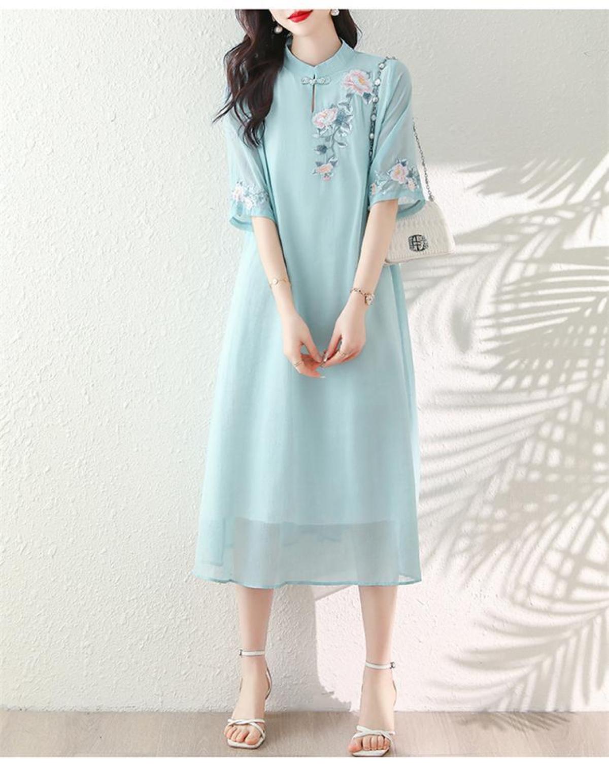 Váy Thêu Quảng Châu E010 9220, ảnh 1