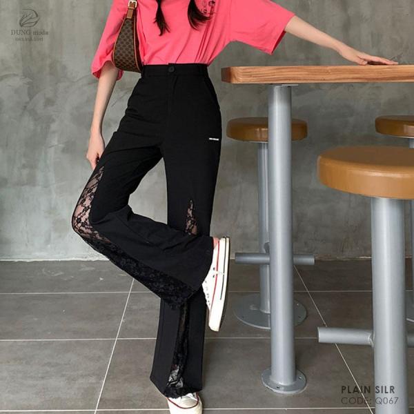 Quần Loe Đen Q067