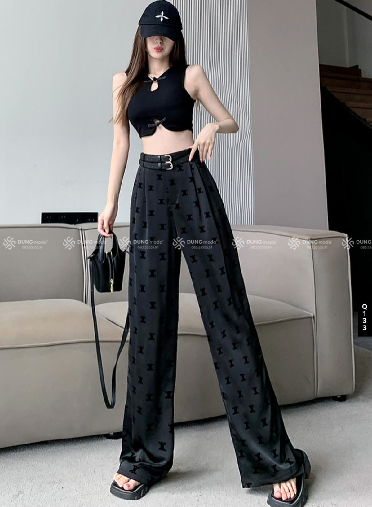 Quần Suông Lụa Q133