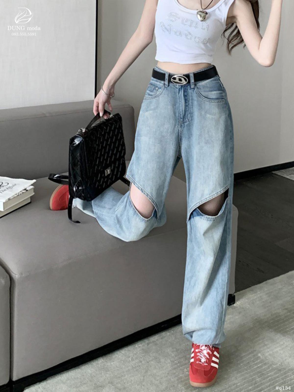 Quần Jean QC Q154 9322, ảnh 4