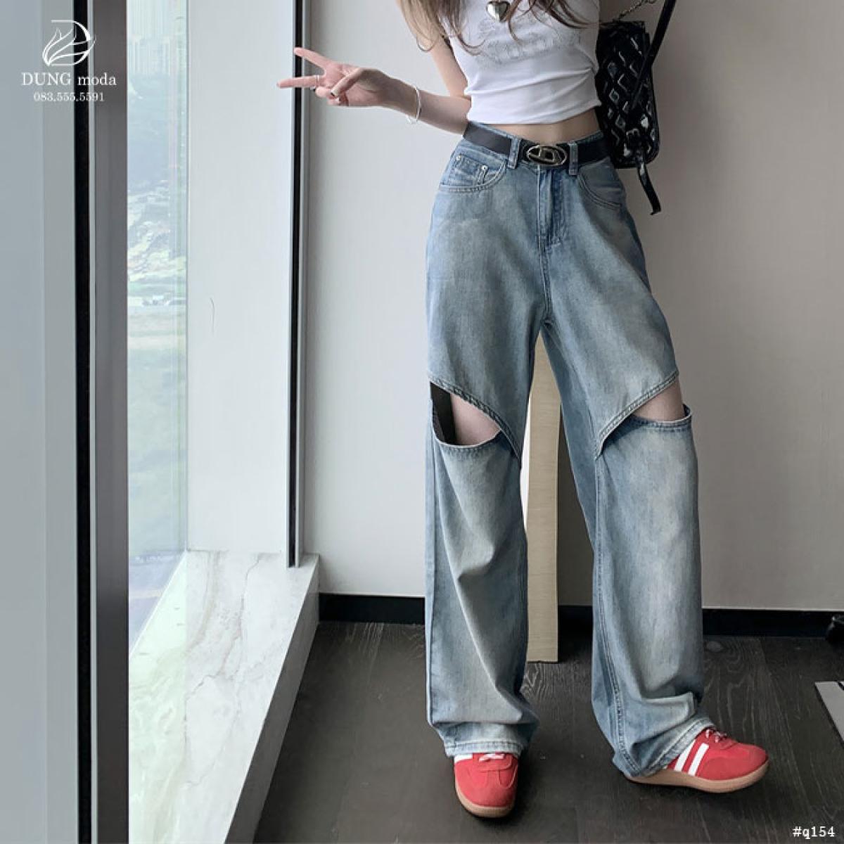 Quần Jean QC Q154 9322, ảnh 1