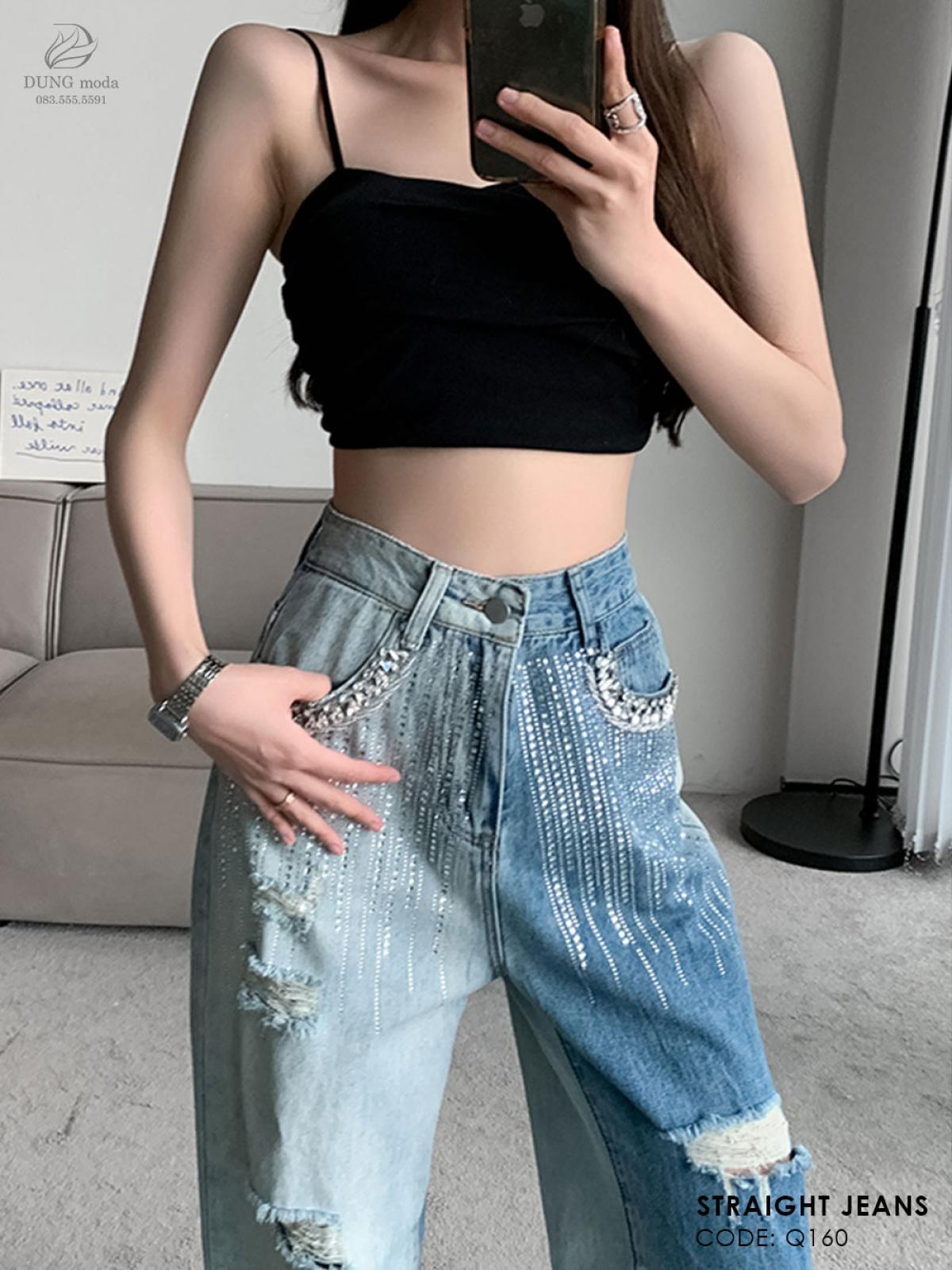 Quần Jean QC Q160 6323, ảnh 6