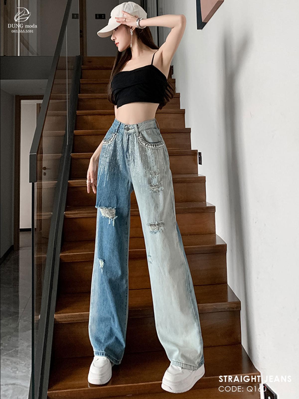 Quần Jean QC Q160 6323, ảnh 1