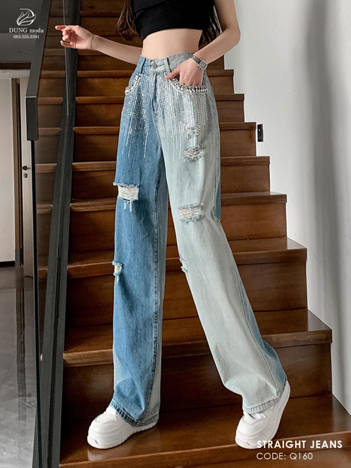 Quần Jean QC Q160 6323, ảnh 4