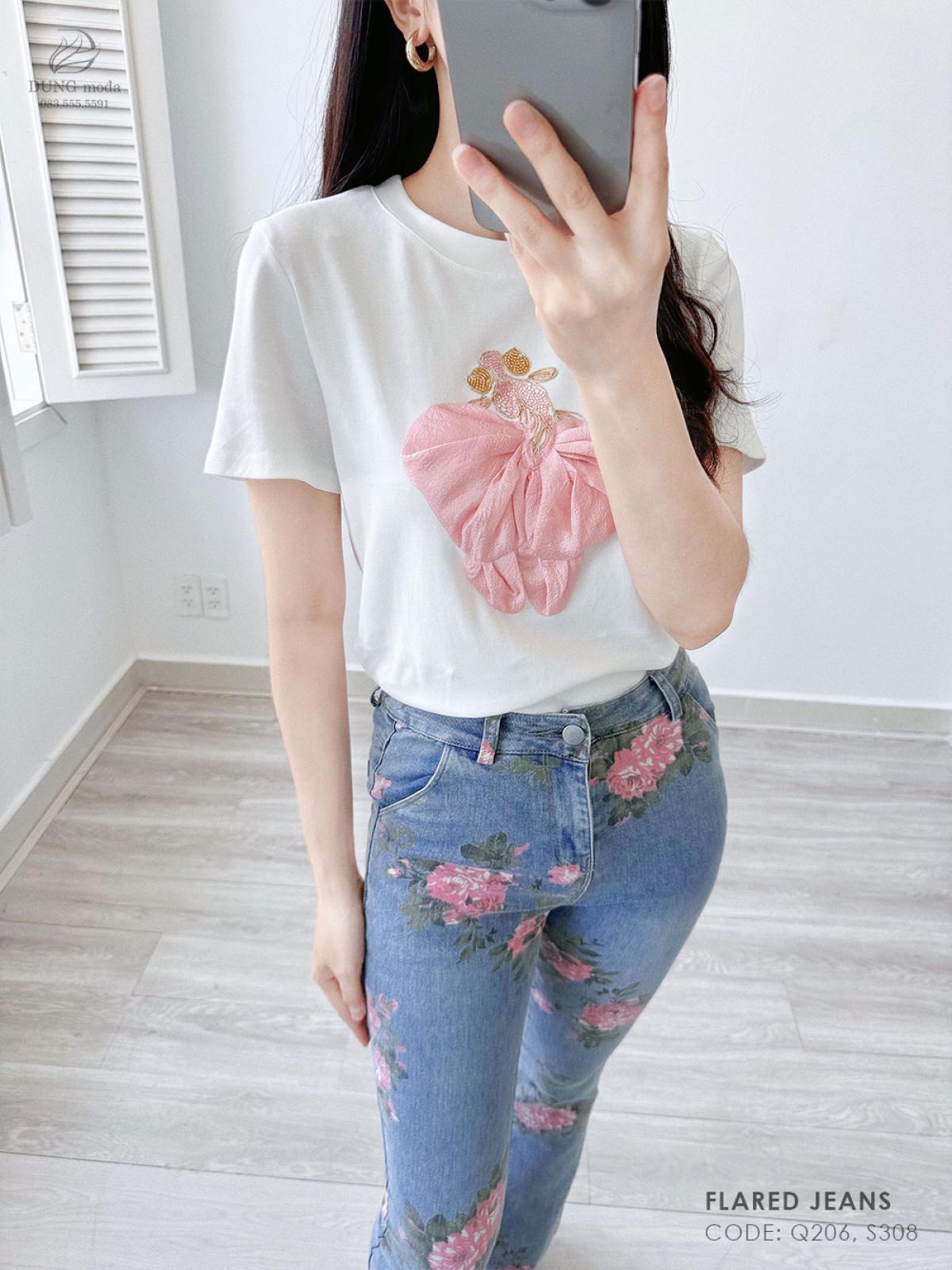 Quần Jean Ống Loe Q206 759, ảnh 4