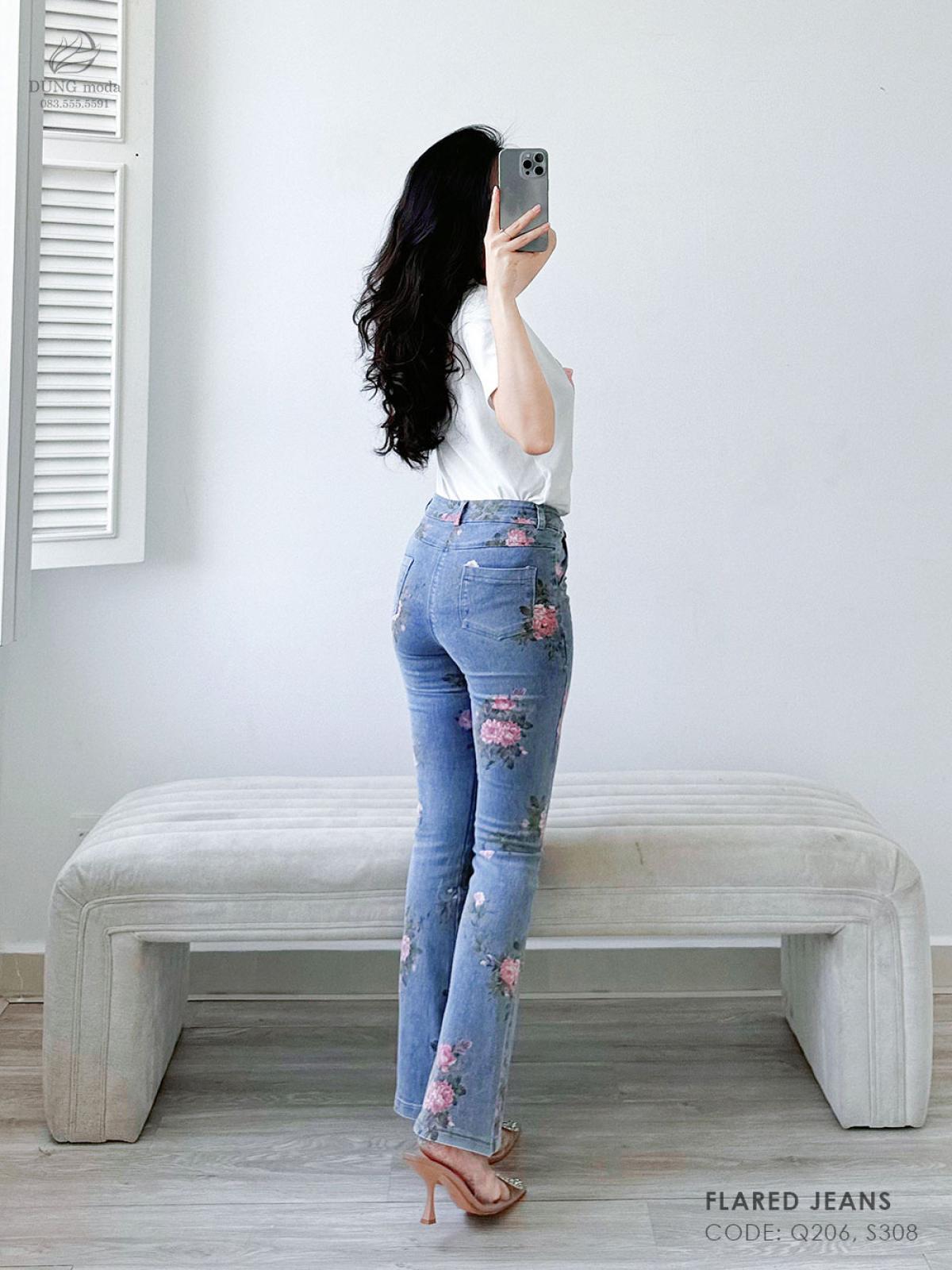 Quần Jean Ống Loe Q206 759, ảnh 3