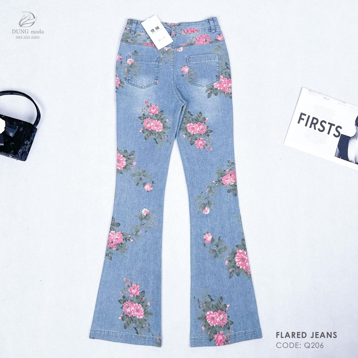 Quần Jean Ống Loe Q206 759, ảnh 7