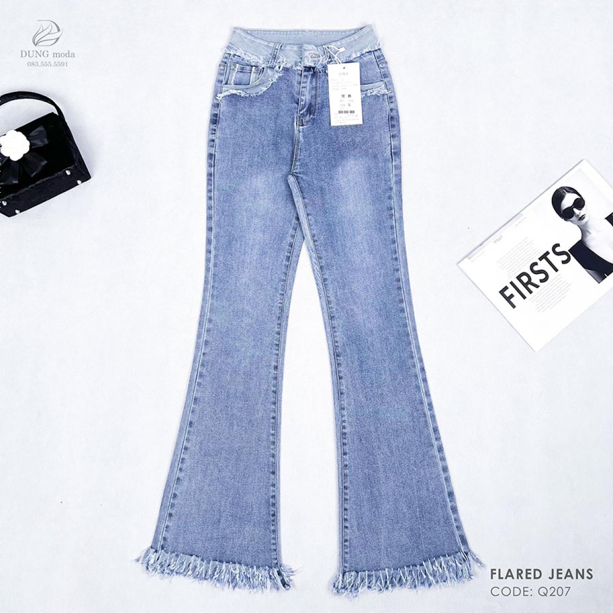Quần Jean Ống Loe Q207 758, ảnh 5