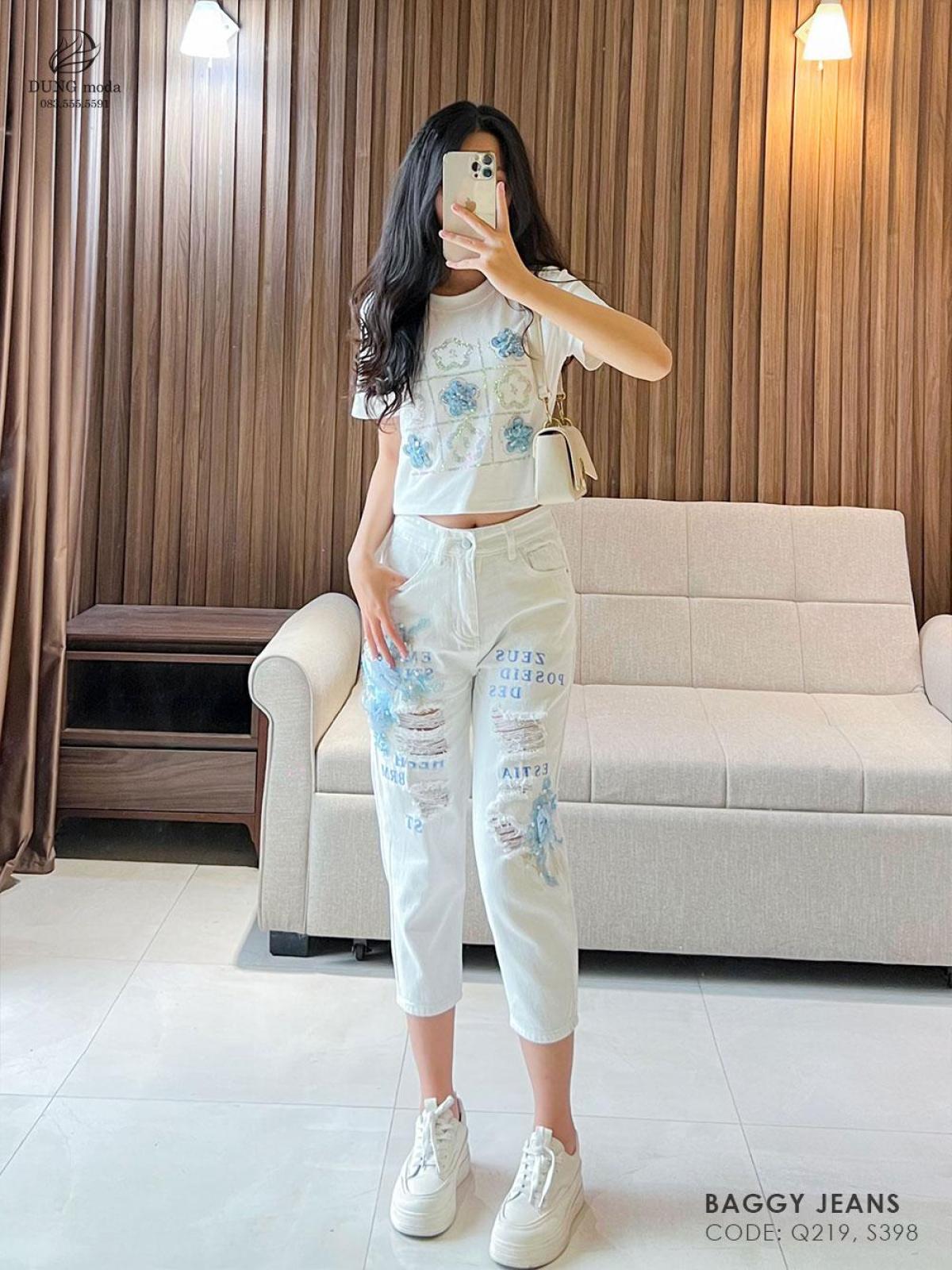 Quần Jean Baggy Q219 1069, ảnh 12