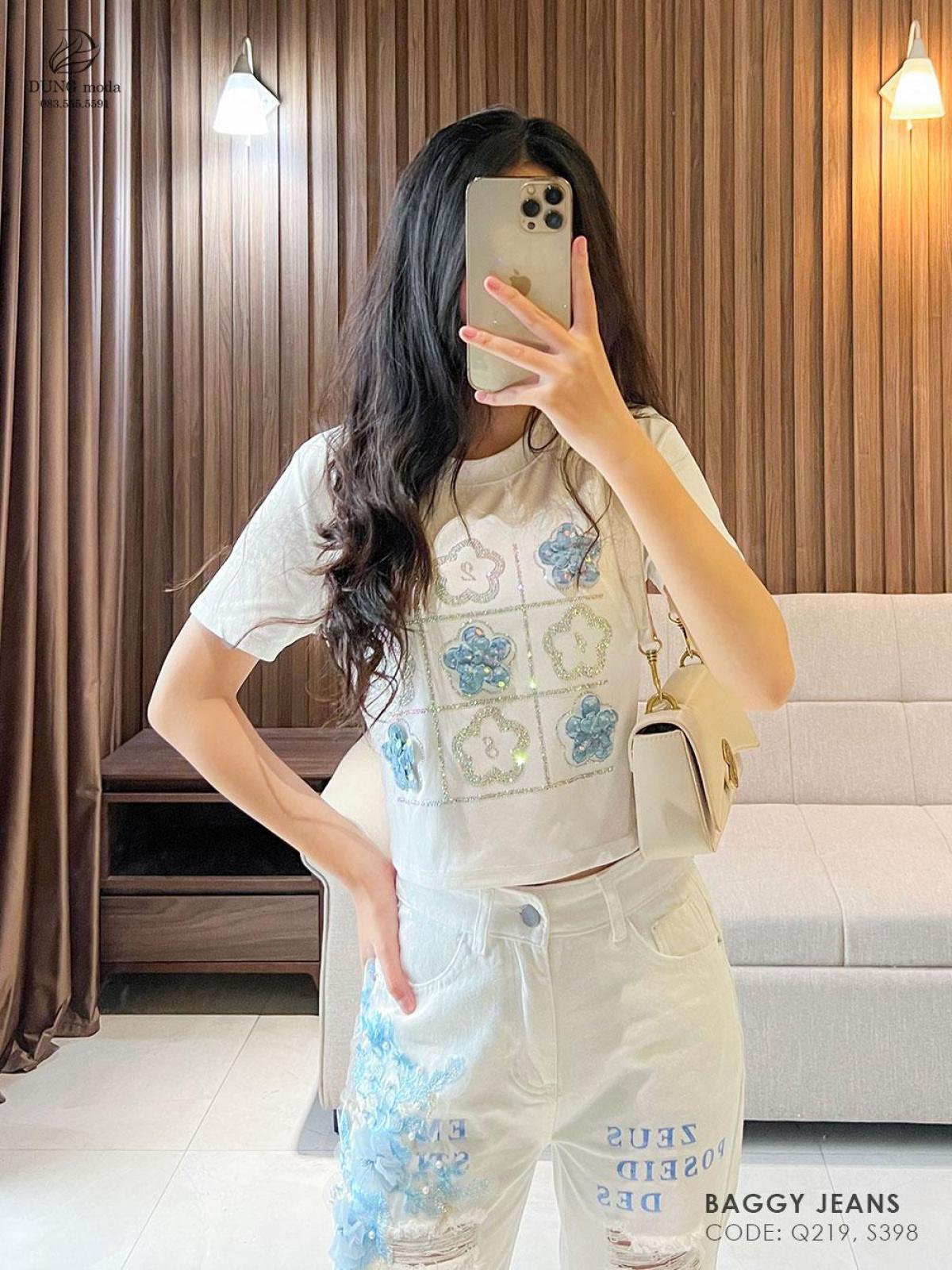 Quần Jean Baggy Q219 1069, ảnh 10
