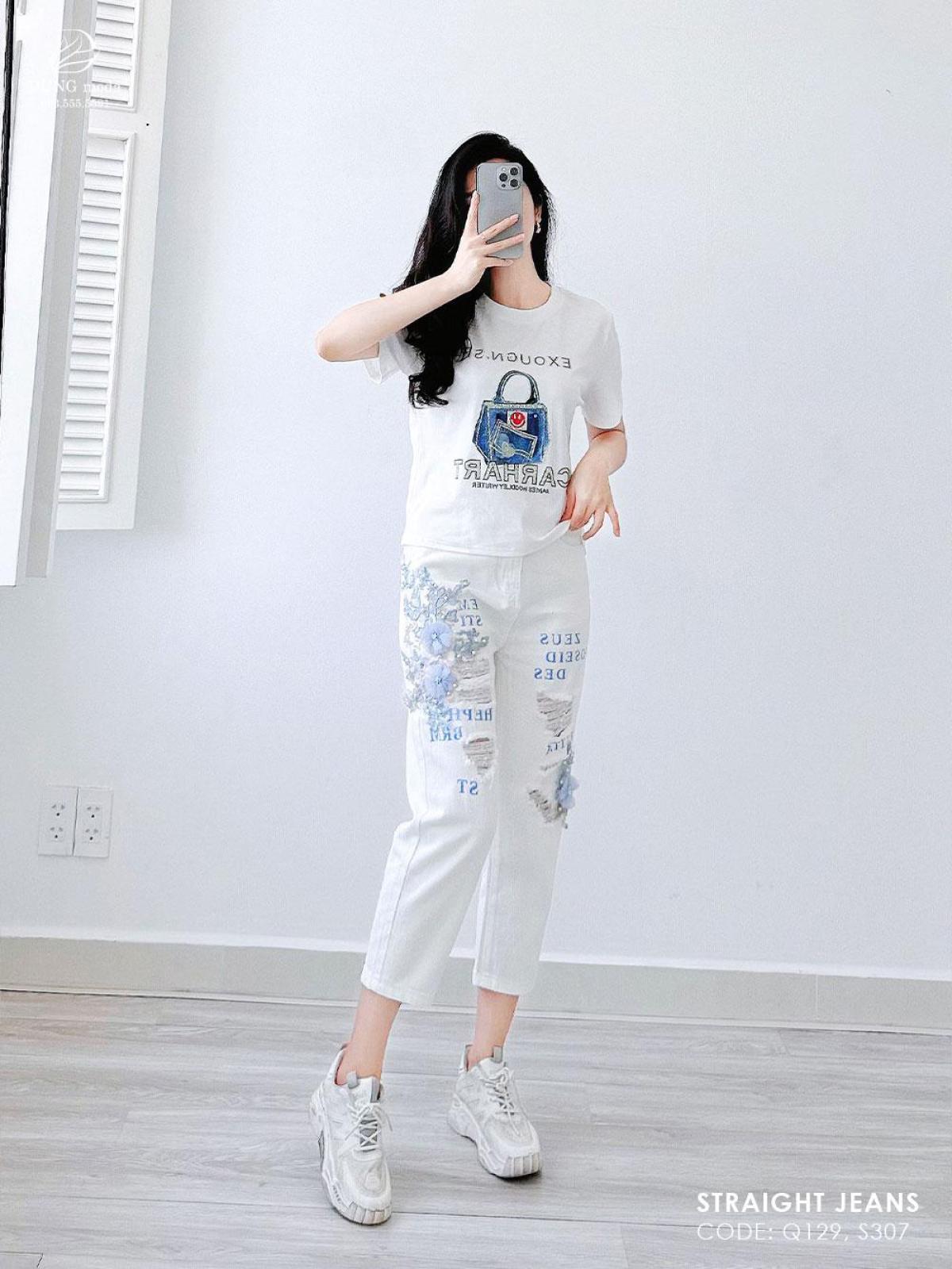Quần Jean Baggy Q219 1069, ảnh 5
