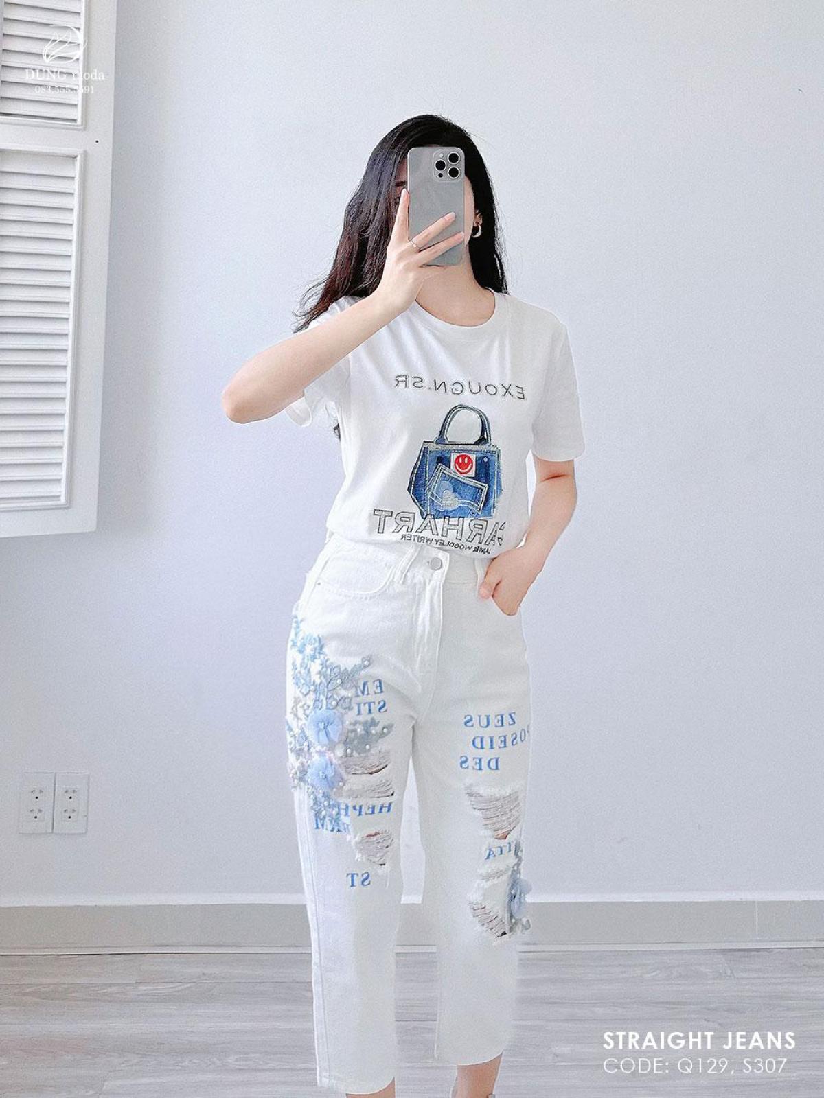 Quần Jean Baggy Q219 1069, ảnh 6