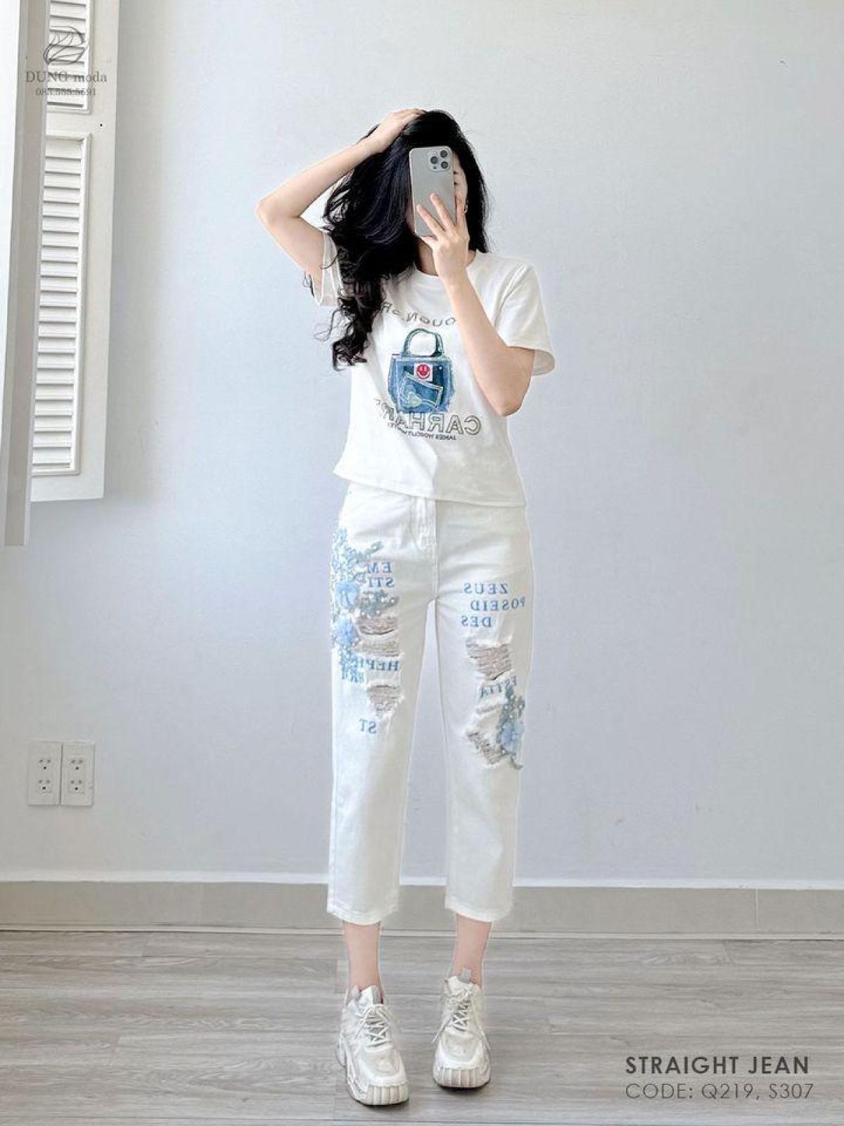Quần Jean Baggy Q219 1069, ảnh 9
