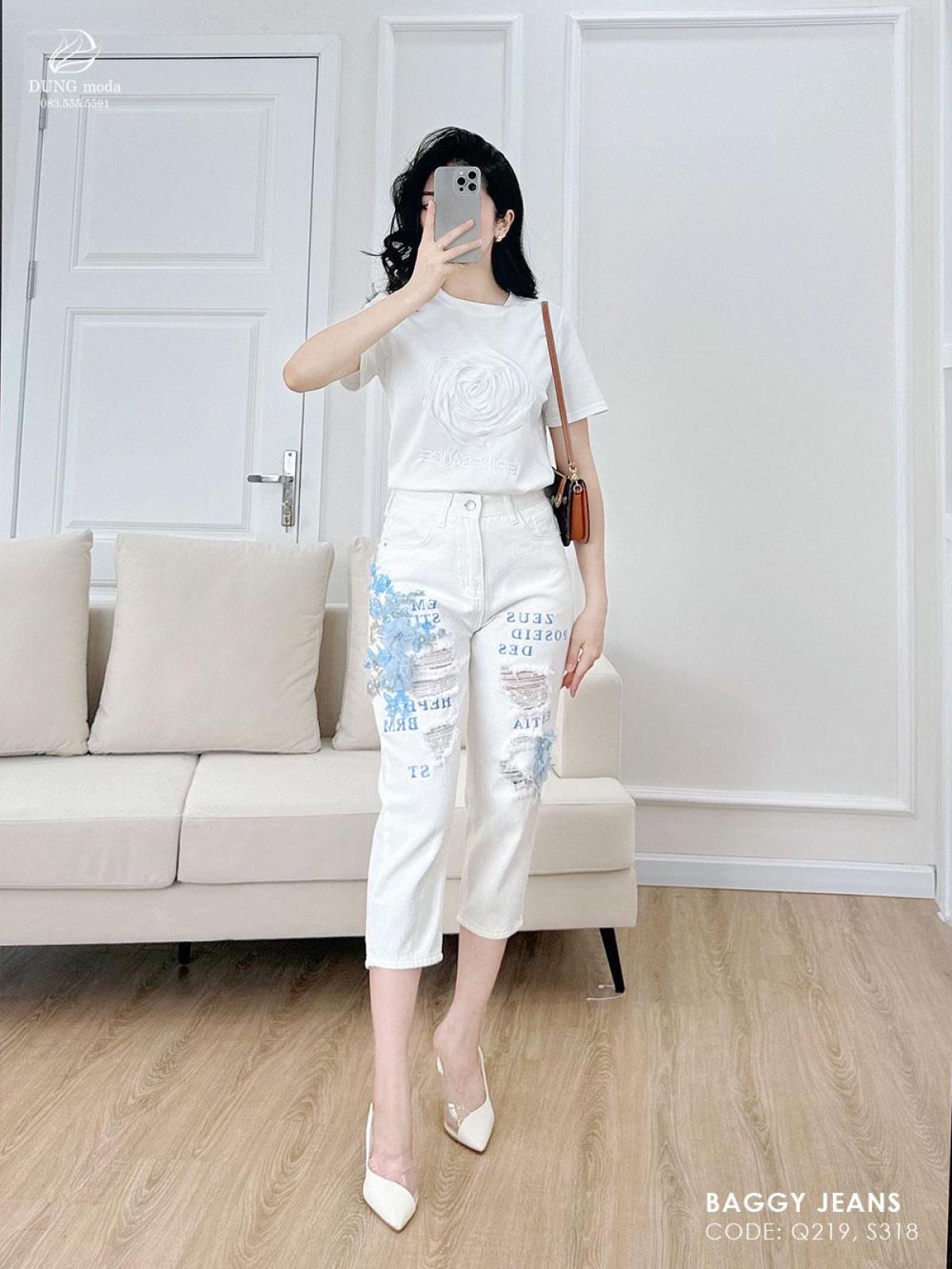 Quần Jean Baggy Q219 1069, ảnh 3