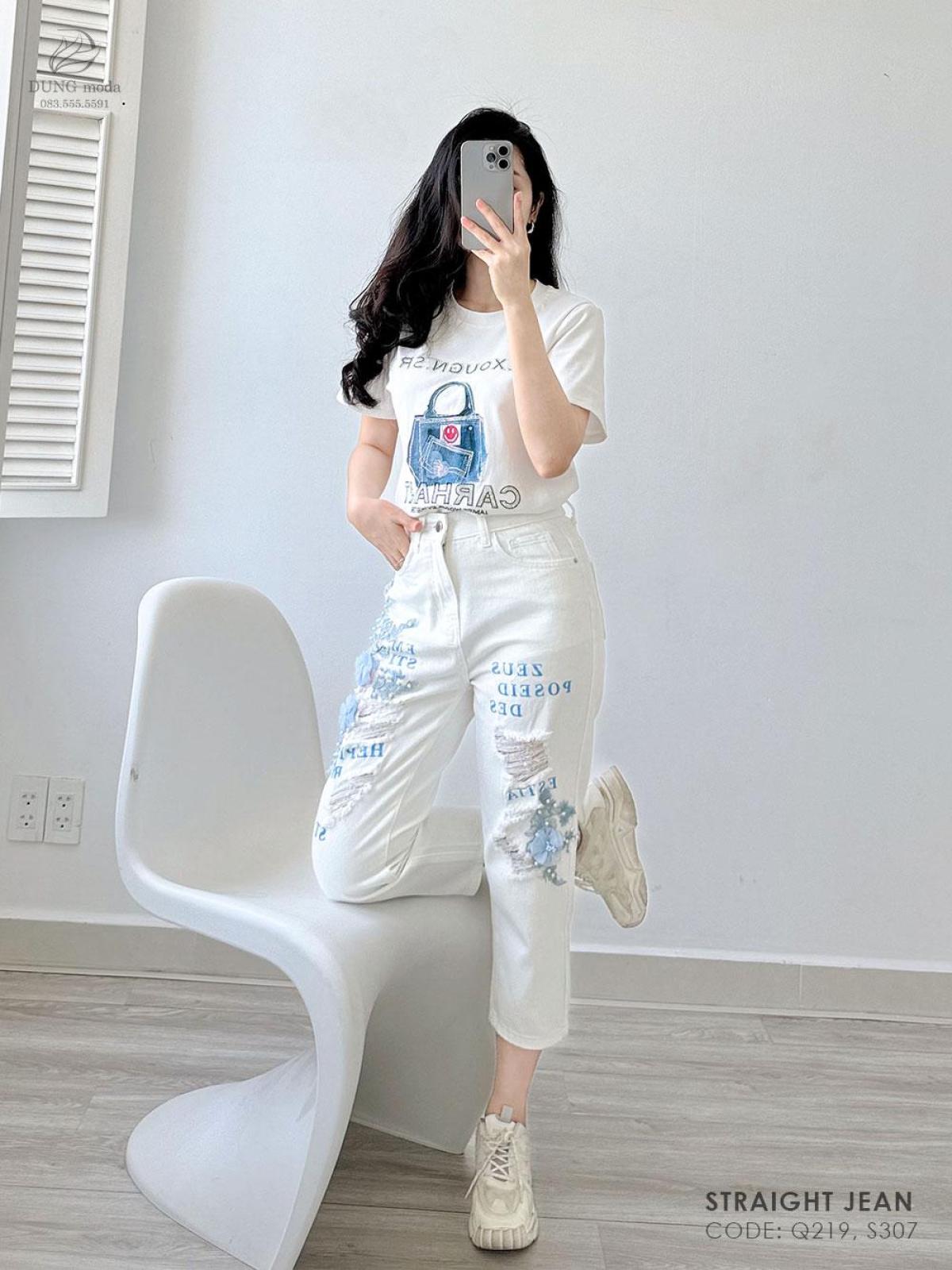 Quần Jean Baggy Q219 1069, ảnh 8