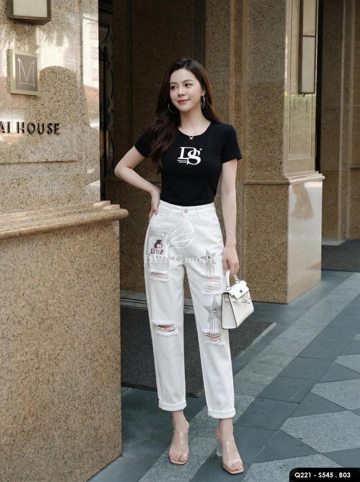 Quần Jean Baggy Q221 1070, ảnh 2