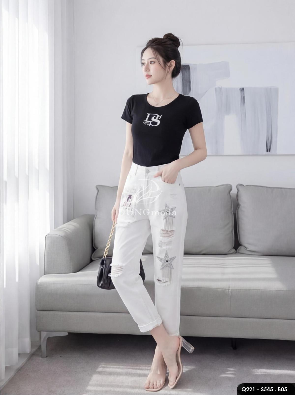 Quần Jean Baggy Q221 1070, ảnh 7